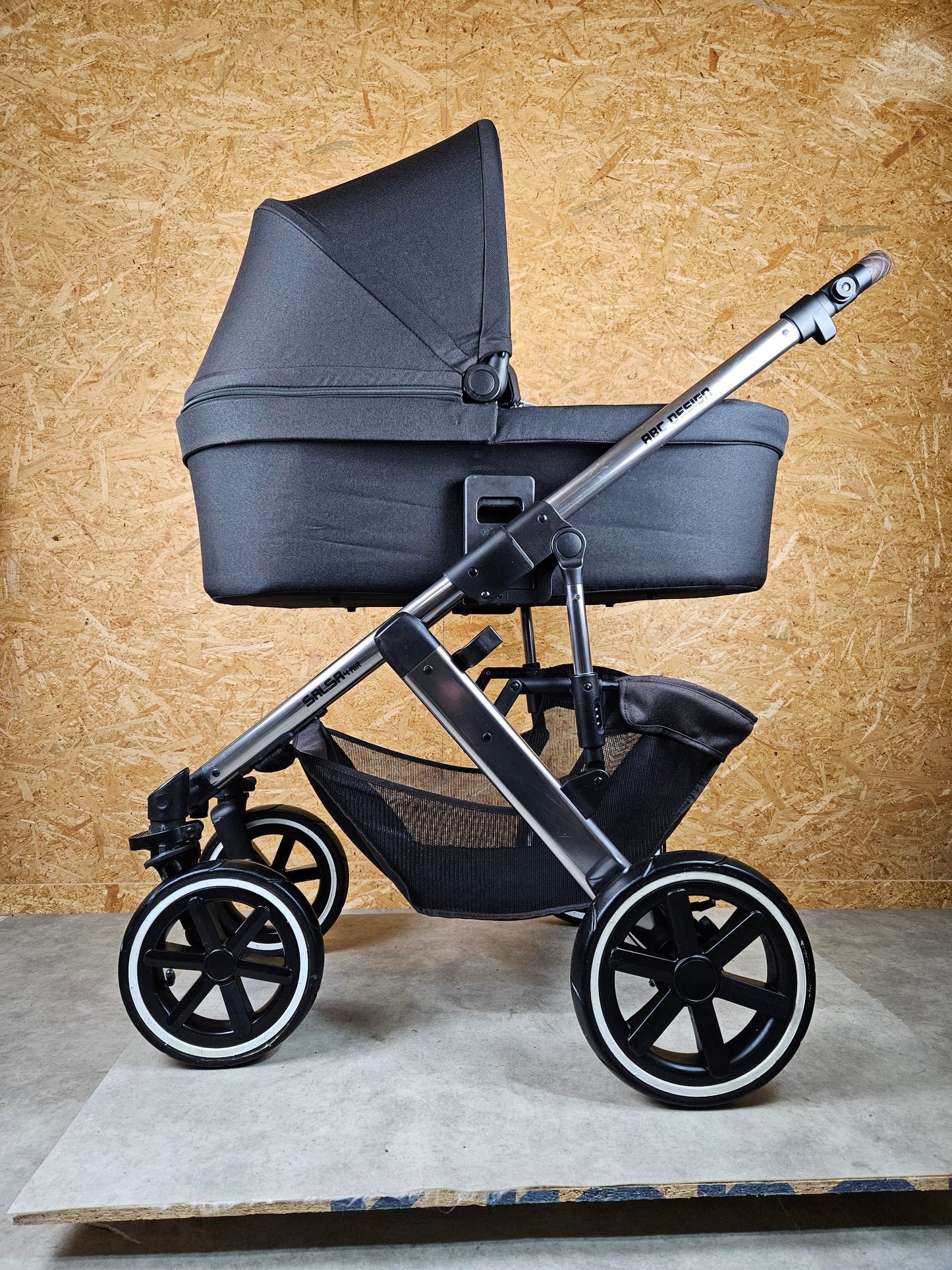 Abc Design - Salsa 4 Air Kombikinderwagen (sportsitz und Babywanne) Schwarz in sehr Gutem Zustand Kinderwagen 6