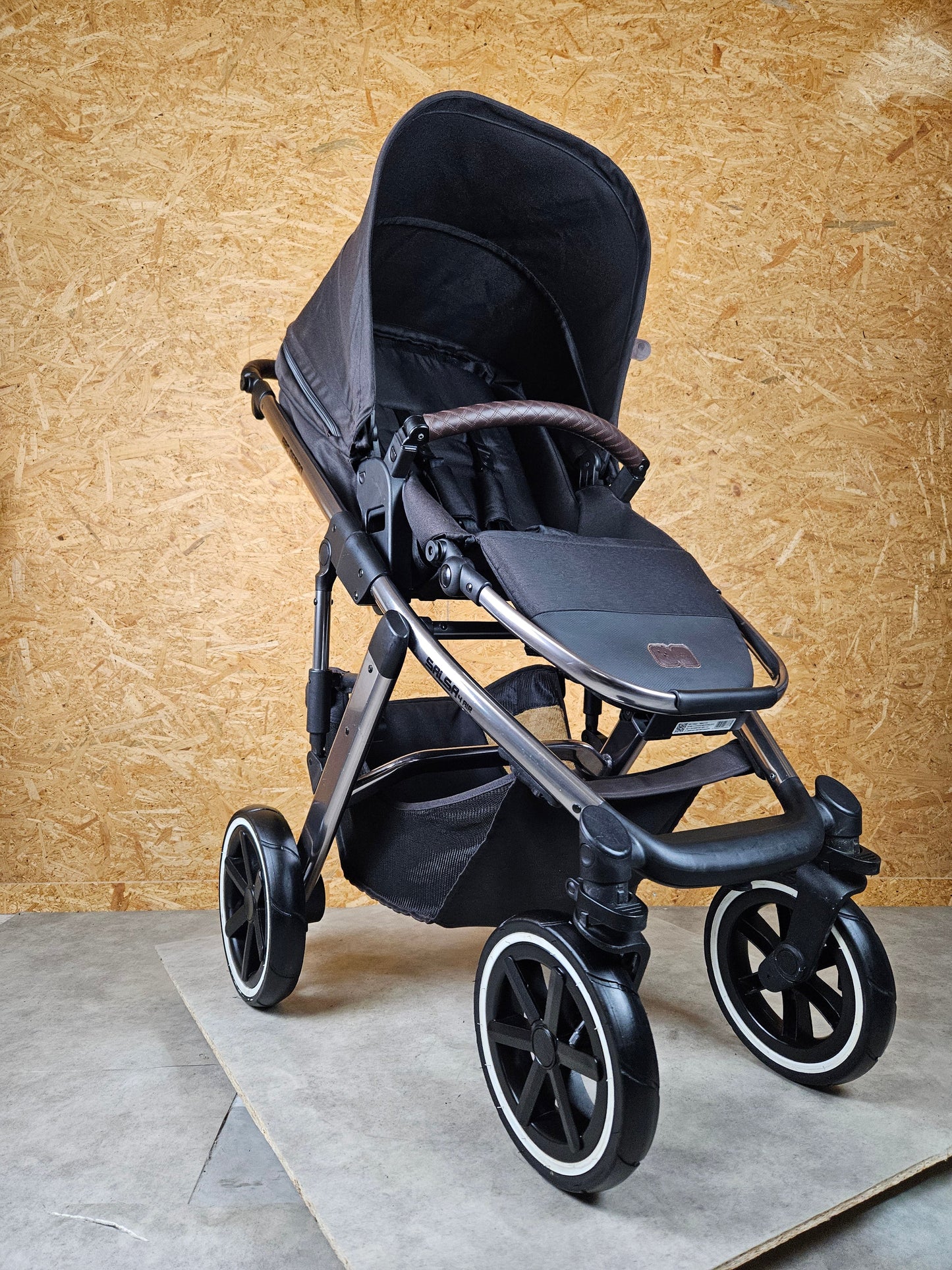 Abc Design - Salsa 4 Air Kombikinderwagen (sportsitz und Babywanne) Schwarz in sehr Gutem Zustand Kinderwagen 15