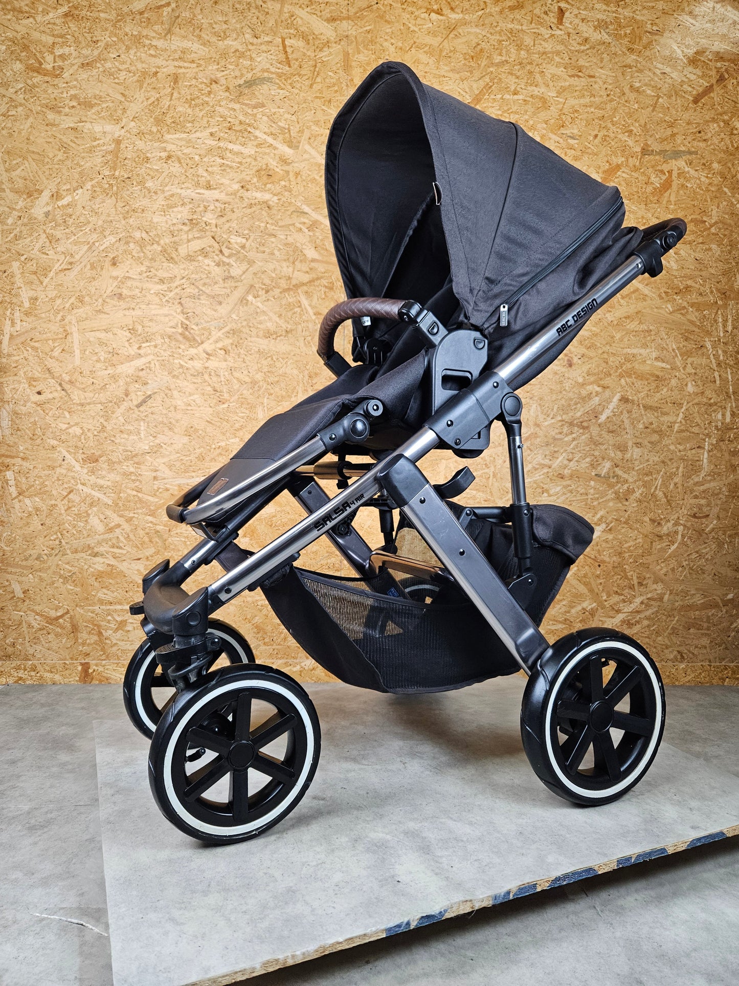 Abc Design - Salsa 4 Air Kombikinderwagen (sportsitz und Babywanne) Schwarz in sehr Gutem Zustand Kinderwagen 17