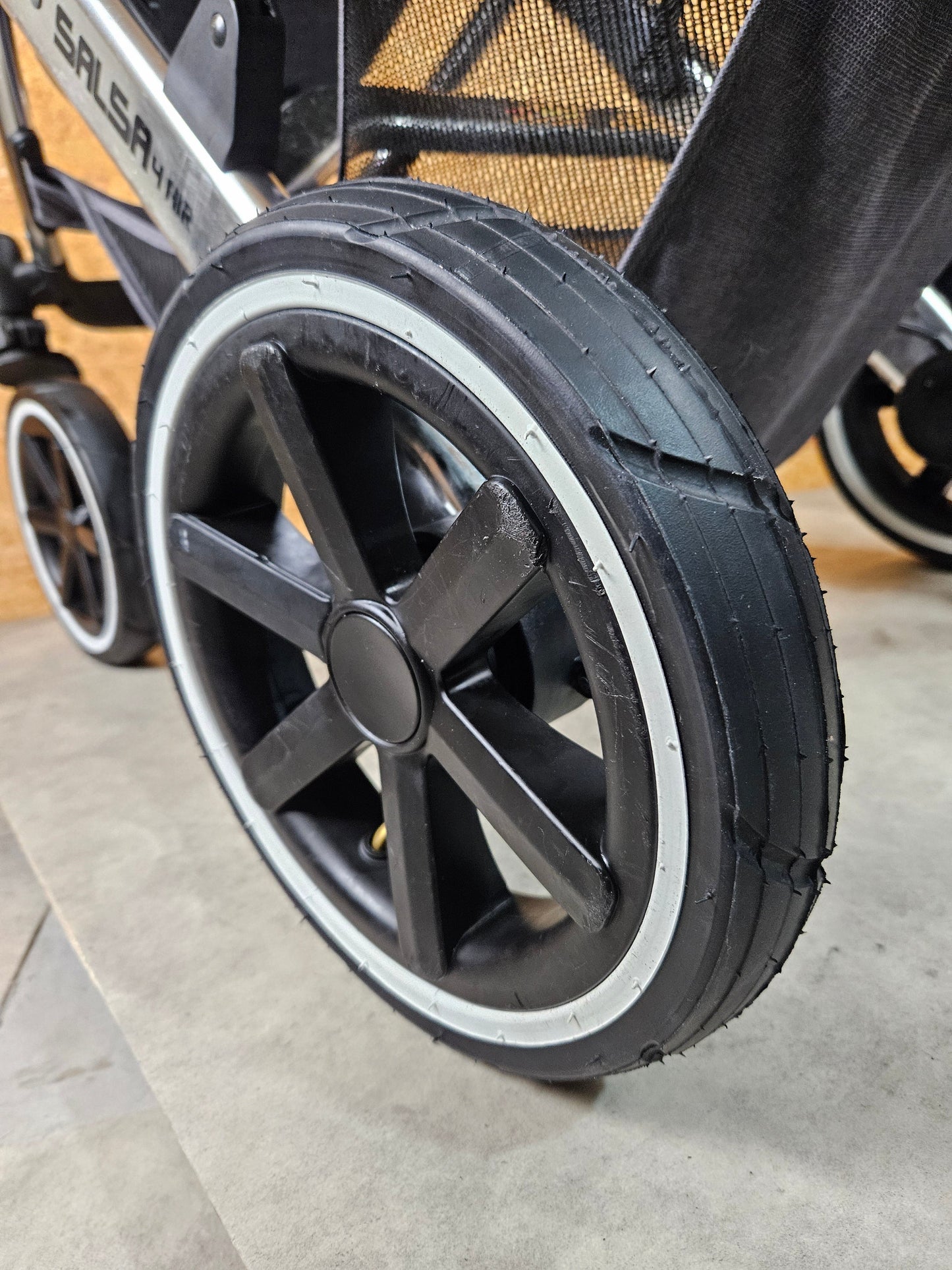 Abc Design - Salsa 4 Air Kombikinderwagen (sportsitz und Babywanne) - Asphalt in Gutem Zustand Kinderwagen 25