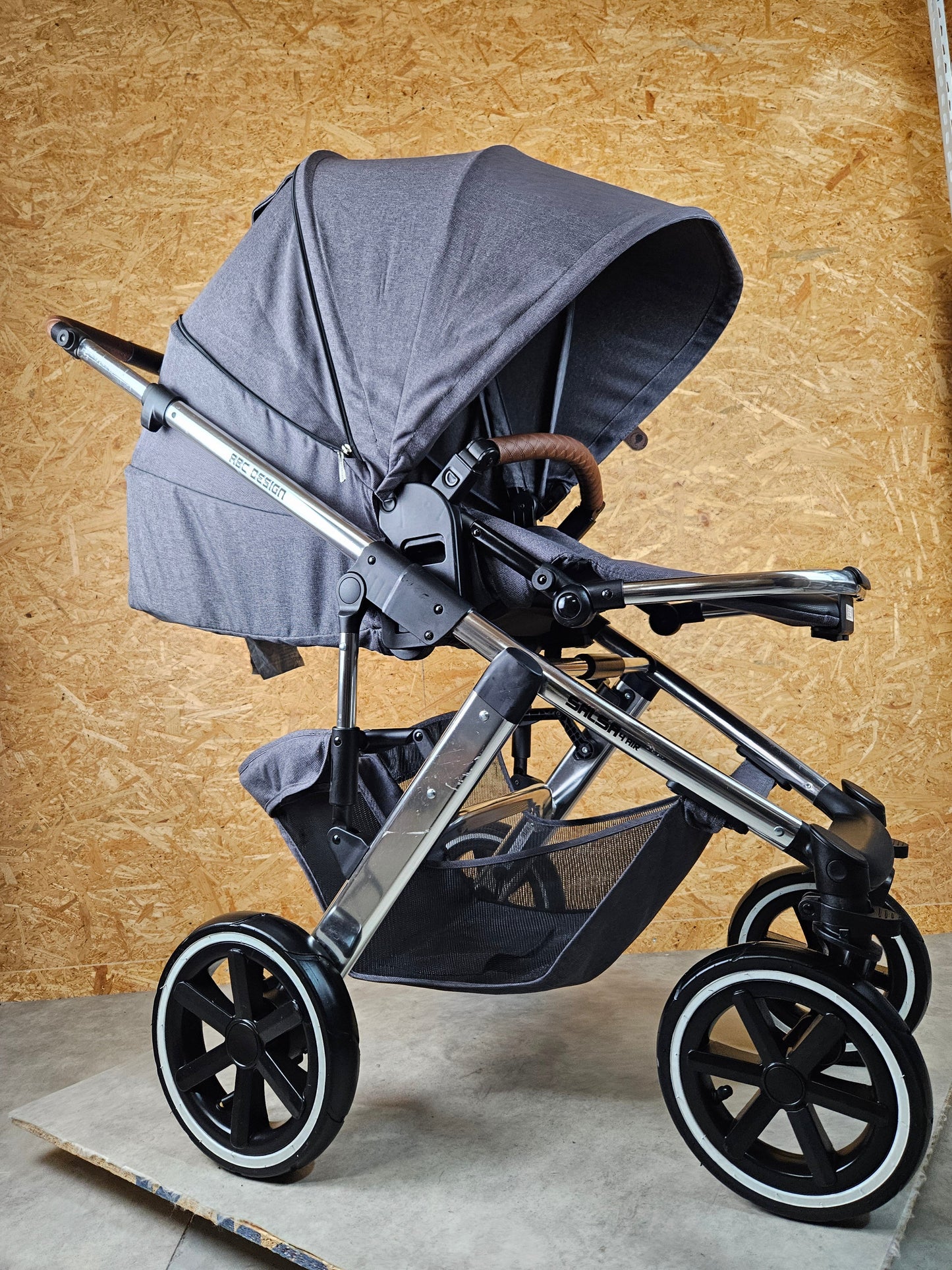 Abc Design - Salsa 4 Air Kombikinderwagen (sportsitz und Babywanne) - Asphalt in sehr Gutem Zustand Kinderwagen 11