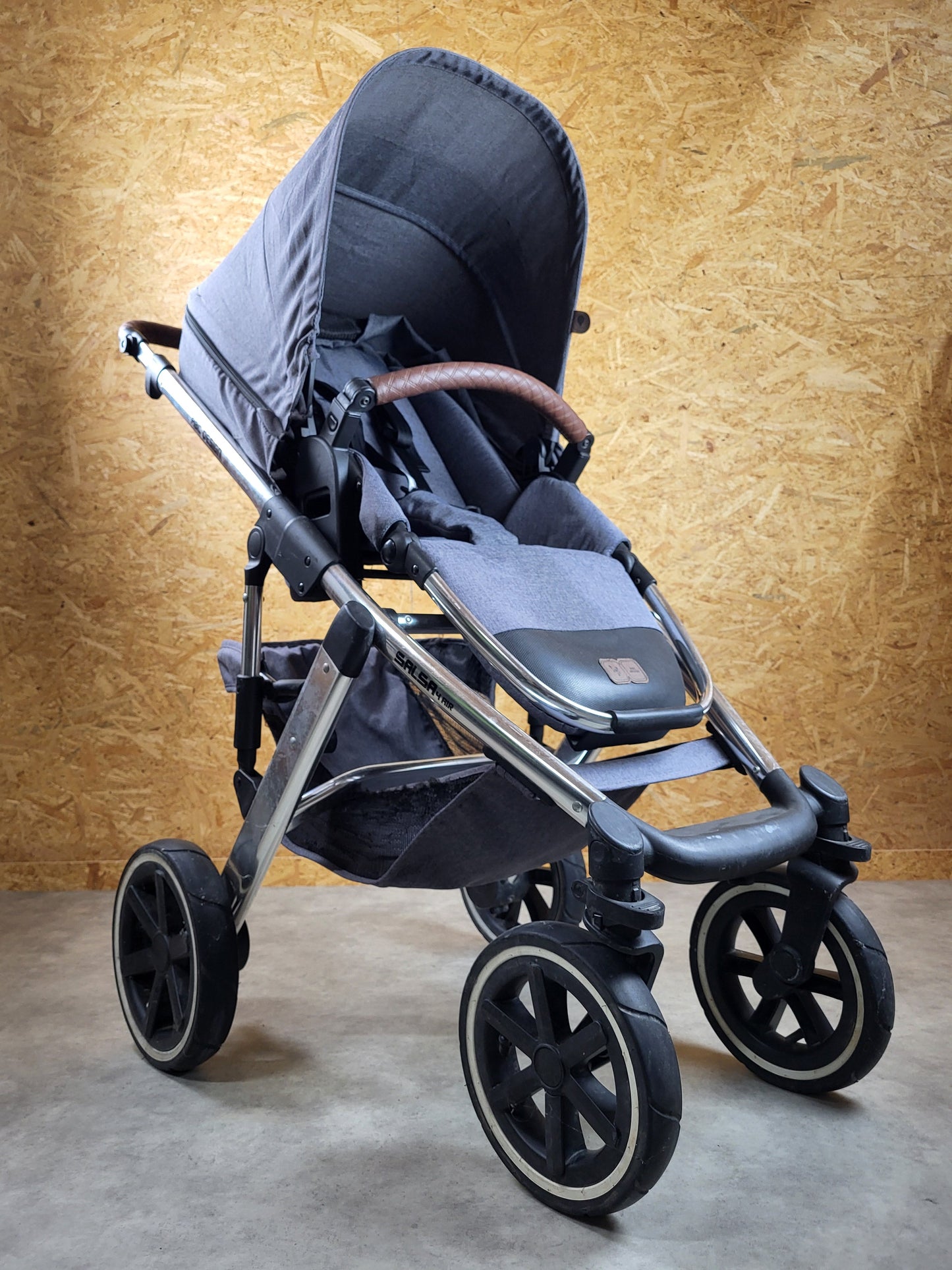 Abc Design - Salsa 4 Air Kombikinderwagen (sportsitz und Babywanne) Grau in Gutem Zustand / Gut Kinderwagen 2