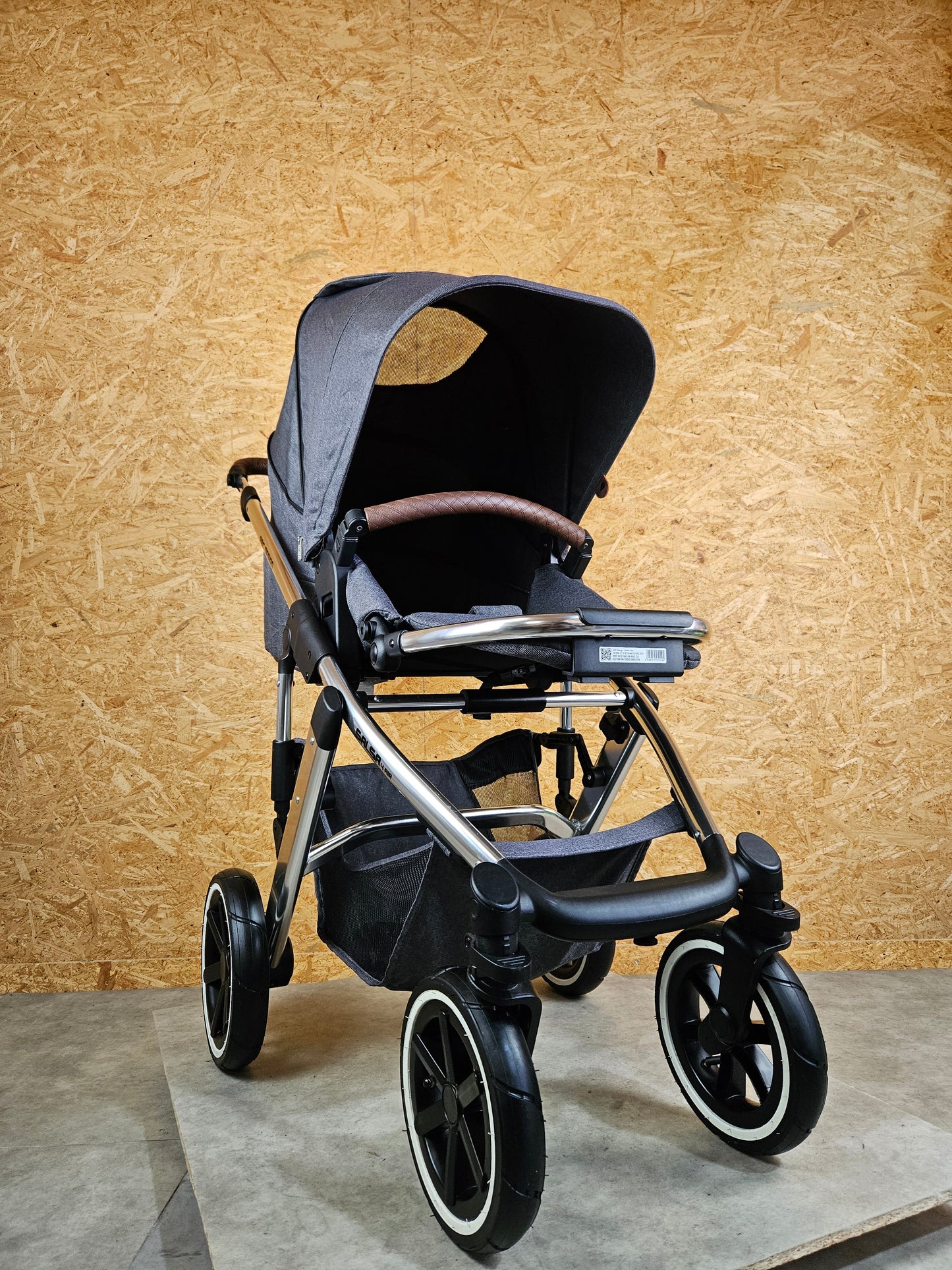 ABC Design - Salsa 4 Air Kombikinderwagen (Sportsitz und Babywanne) - Asphalt in sehr gutem Zustand