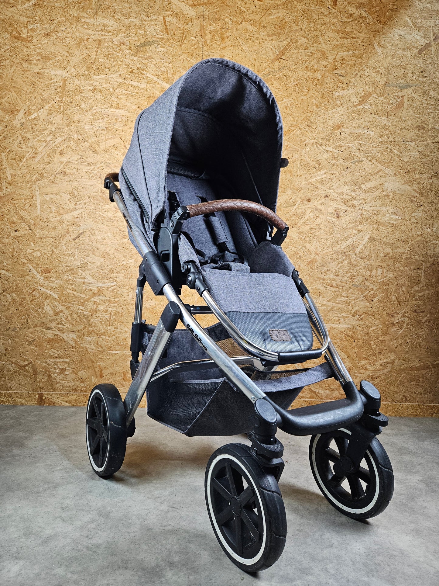 Abc Design - Salsa 4 Air Kombikinderwagen (sportsitz und Babywanne) Grau in Gutem Zustand Kinderwagen
