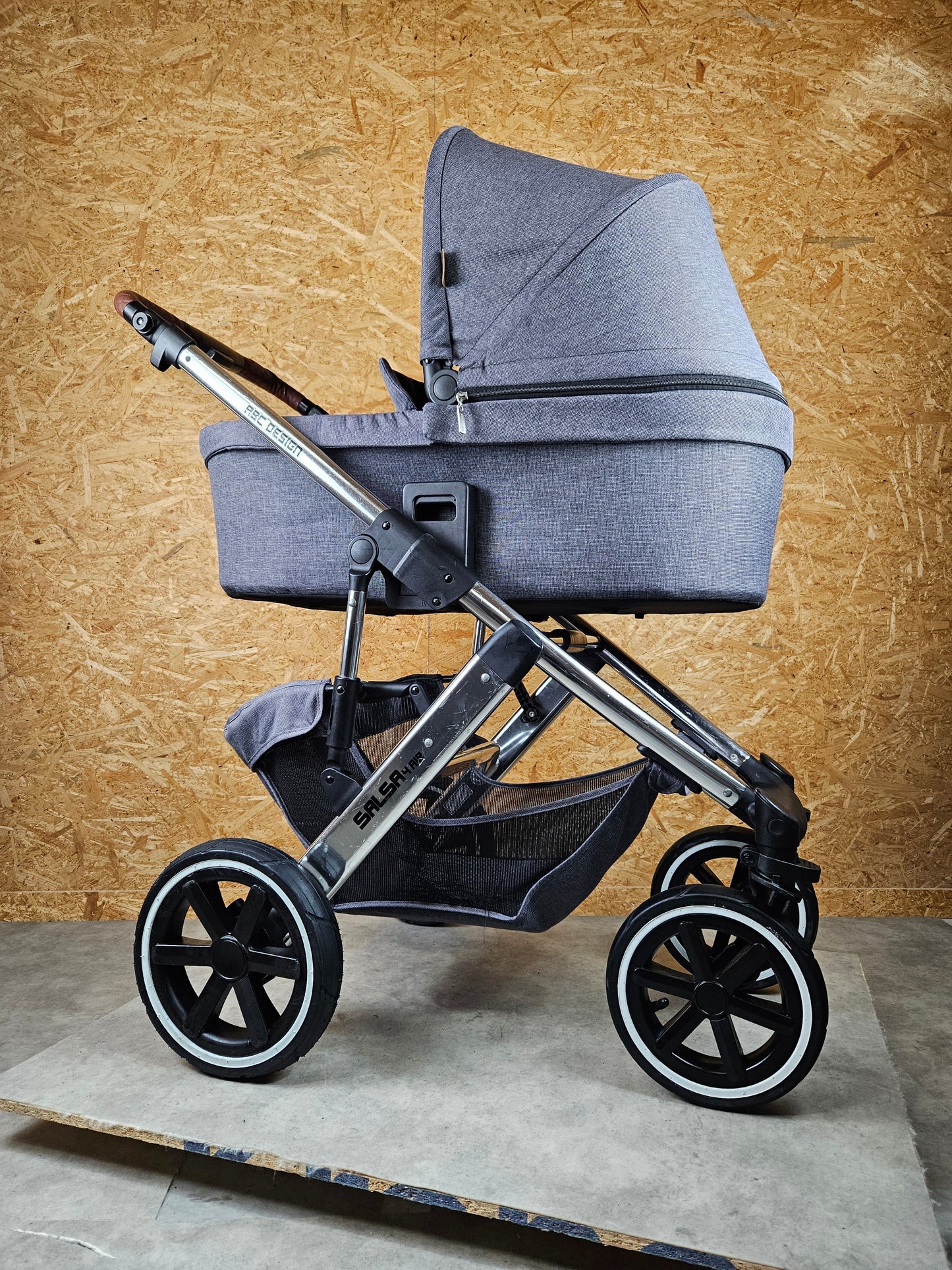 Abc Design - Salsa 4 Air Kombikinderwagen (sportsitz und Babywanne) - Asphalt in Gutem Zustand Kinderwagen 22