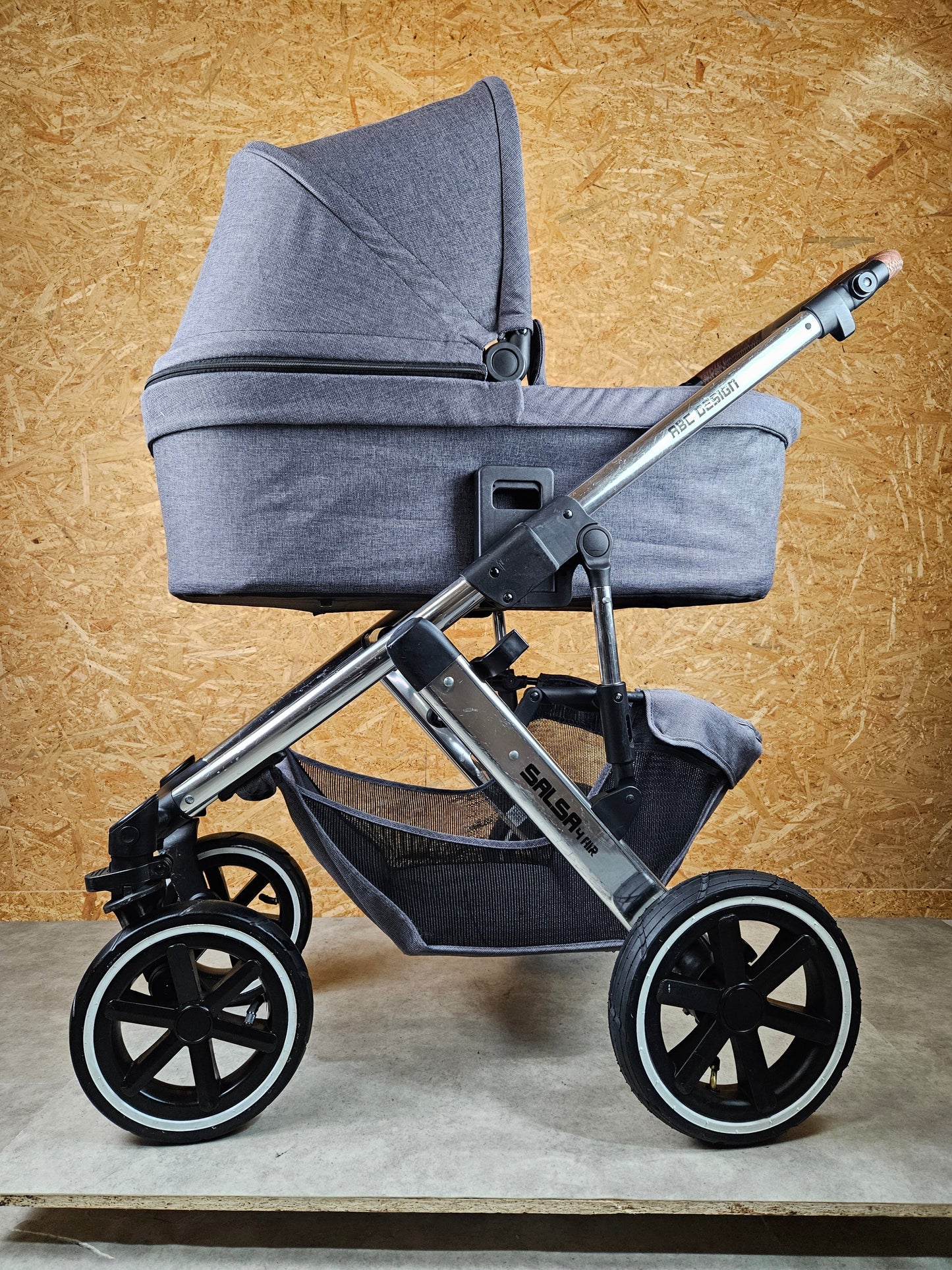Abc Design - Salsa 4 Air Kombikinderwagen (sportsitz und Babywanne) - Asphalt in Gutem Zustand Kinderwagen 15