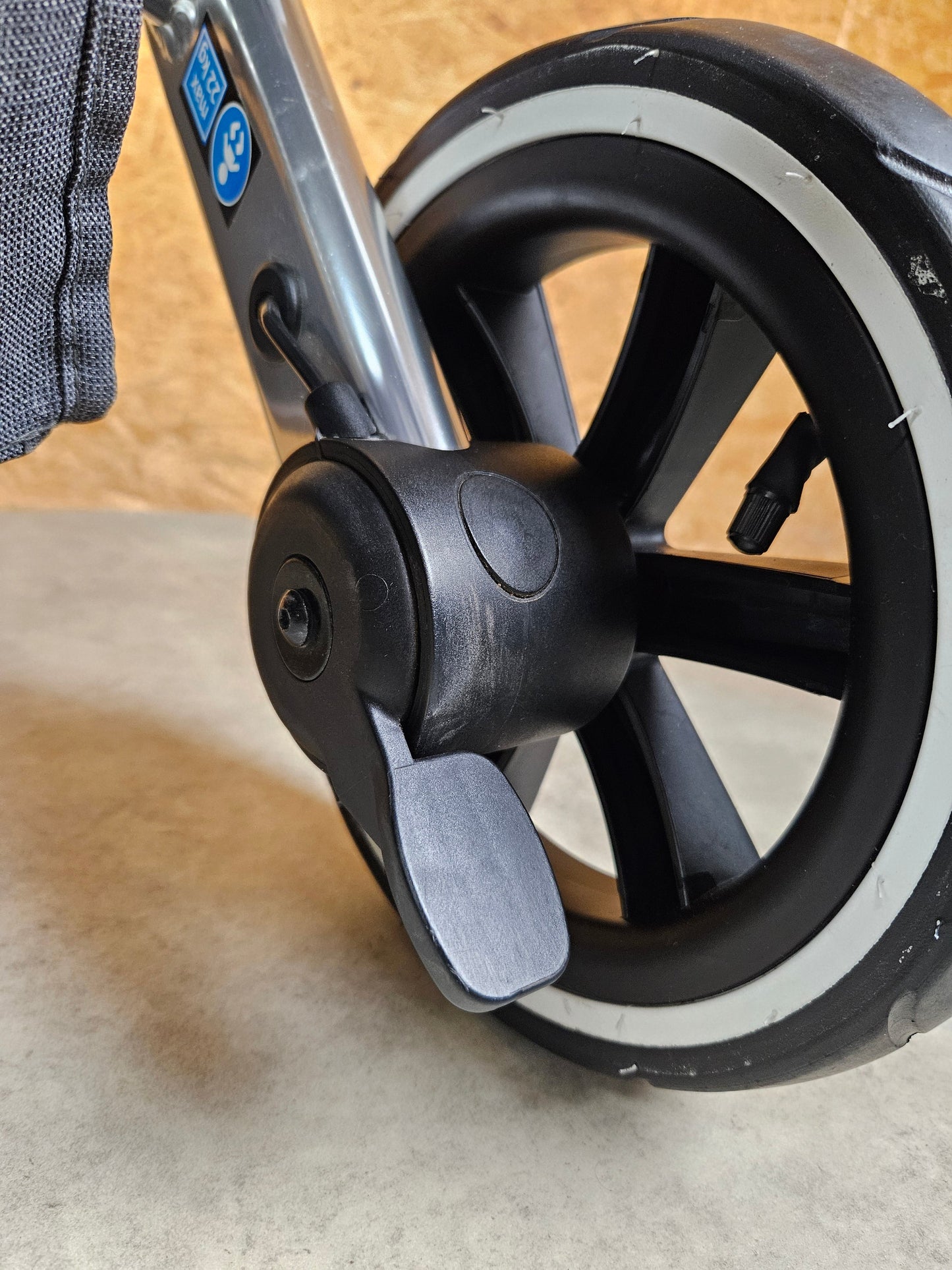 ABC Design - Salsa 4 Air Kombikinderwagen (Sportsitz und Babywanne mit Belüftung) - Asphalt in gutem Zustand