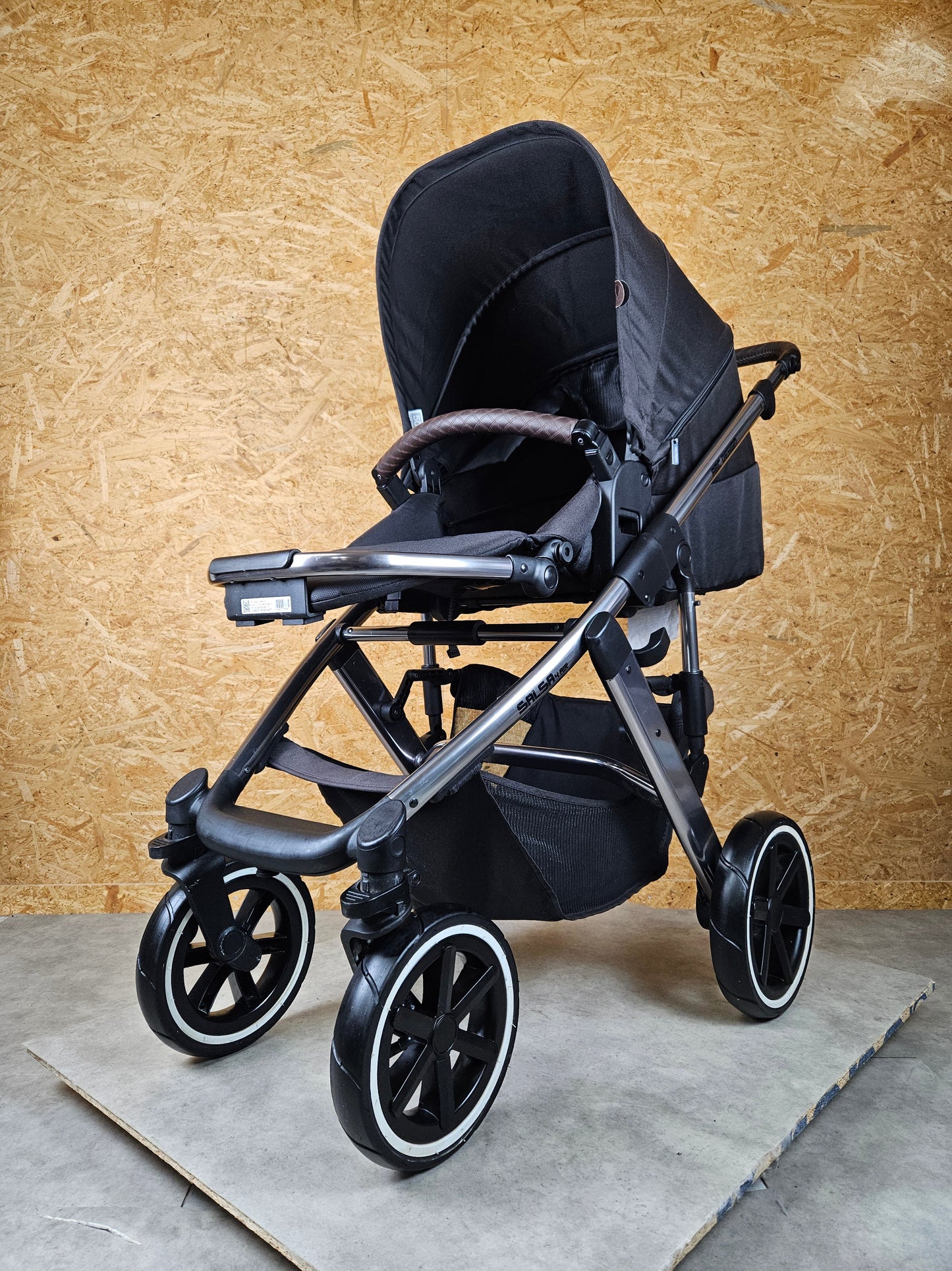 Abc Design - Salsa 4 Air Kombikinderwagen (sportsitz und Babywanne) Schwarz in sehr Gutem Zustand Kinderwagen 14