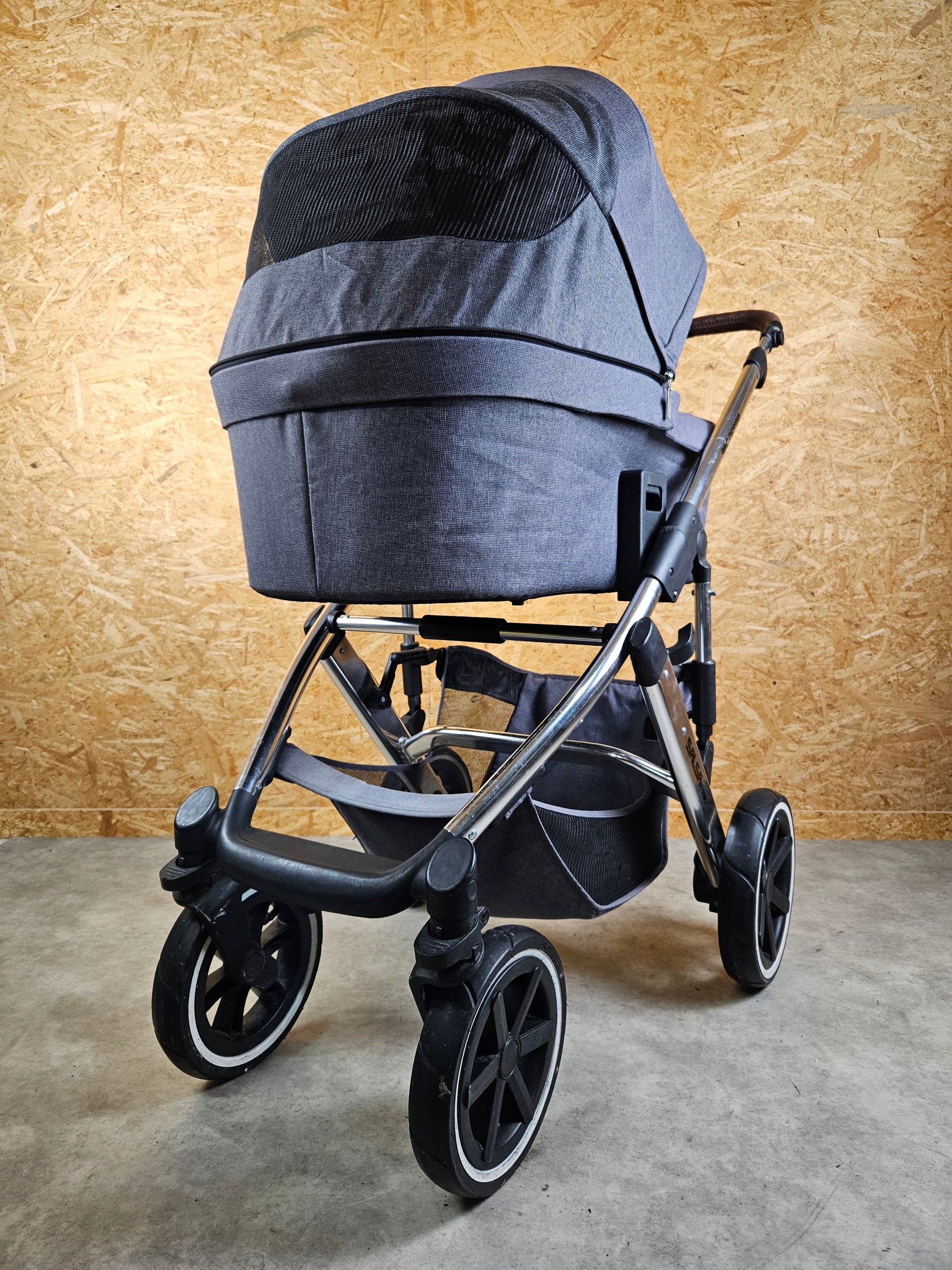 Abc Design - Salsa 4 Air Kombikinderwagen (sportsitz und Babywanne) Grau in Gutem Zustand Kinderwagen 7