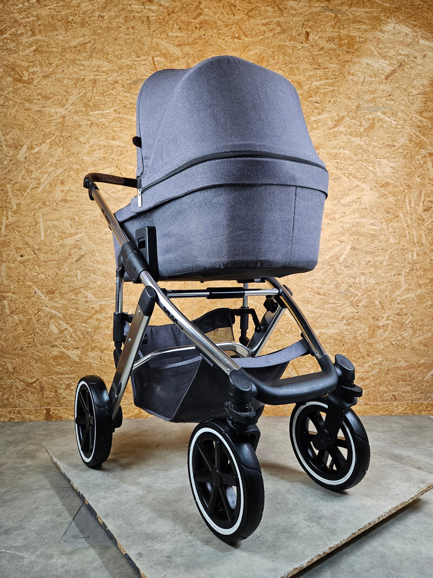 ABC Design - Salsa 4 Air Kombikinderwagen (Sportsitz und Babywanne) inkl. Zubehör - Asphalt in gutem Zustand