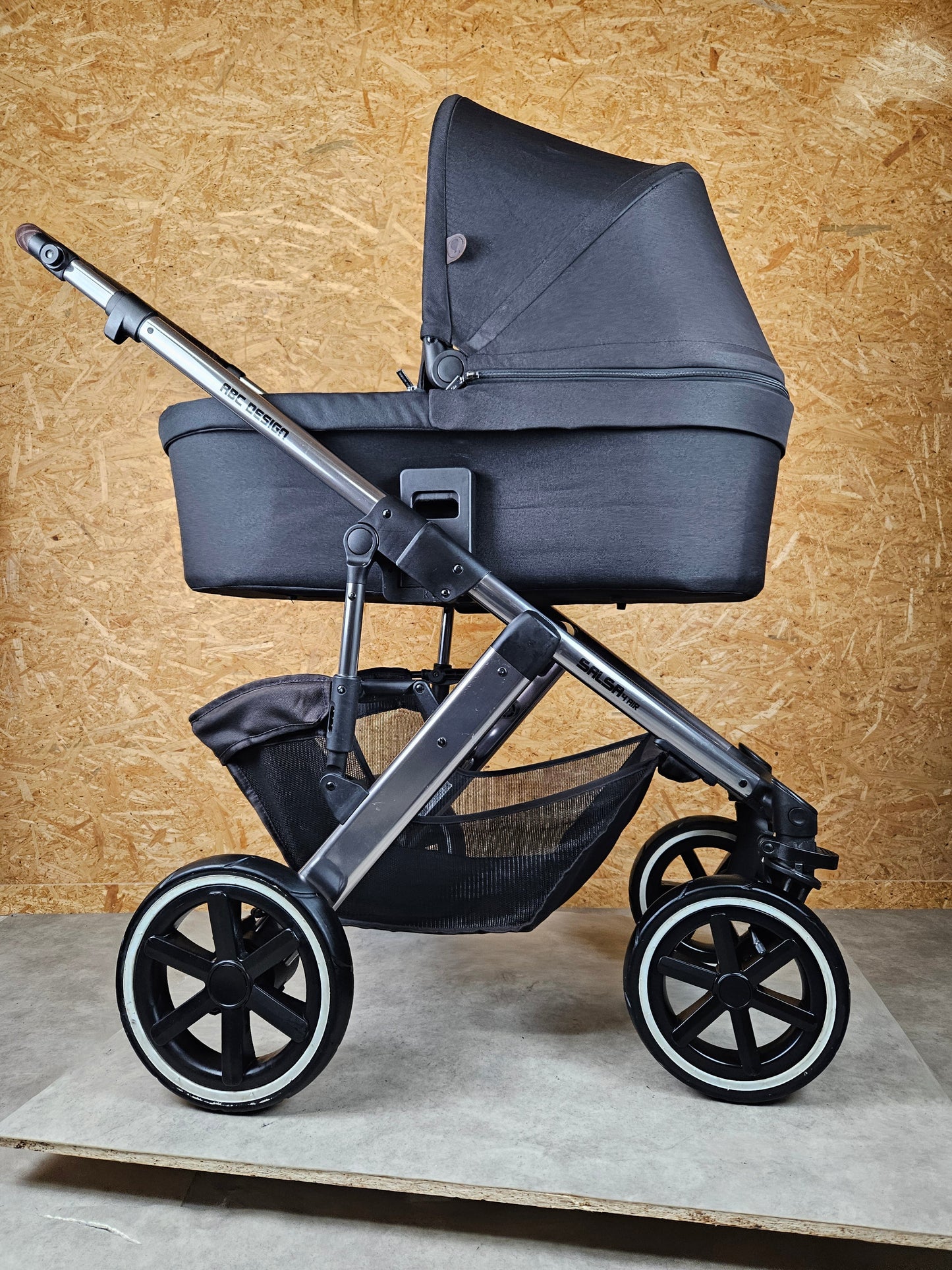 Abc Design - Salsa 4 Air Kombikinderwagen (sportsitz und Babywanne) Schwarz in sehr Gutem Zustand Kinderwagen 7