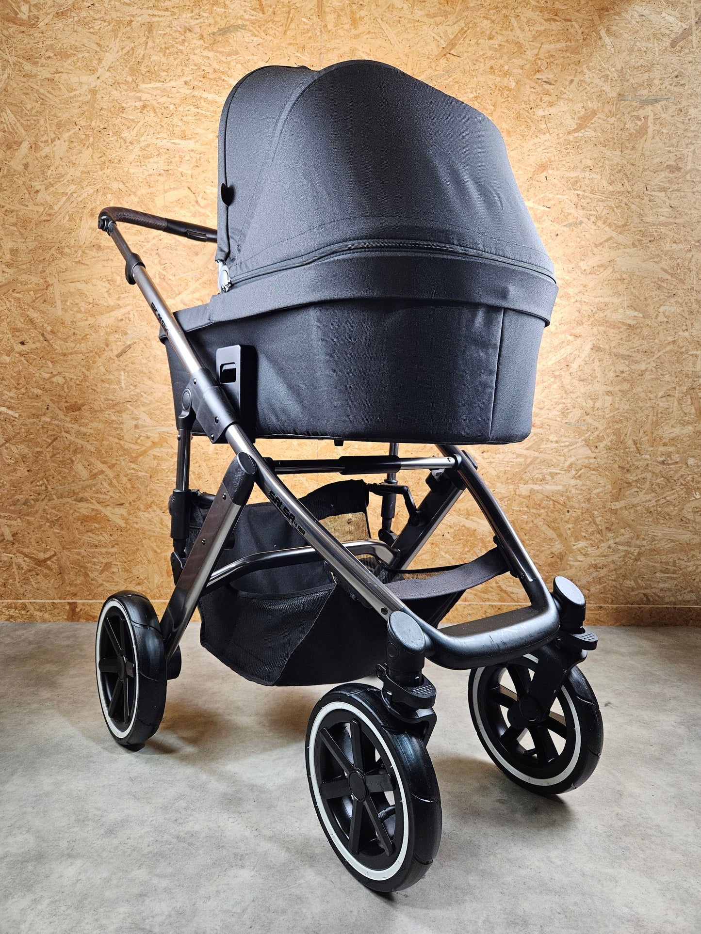 Abc Design - Salsa 4 Air Kombikinderwagen (sportsitz und Babywanne) Schwarz in Gutem Zustand Kinderwagen 8