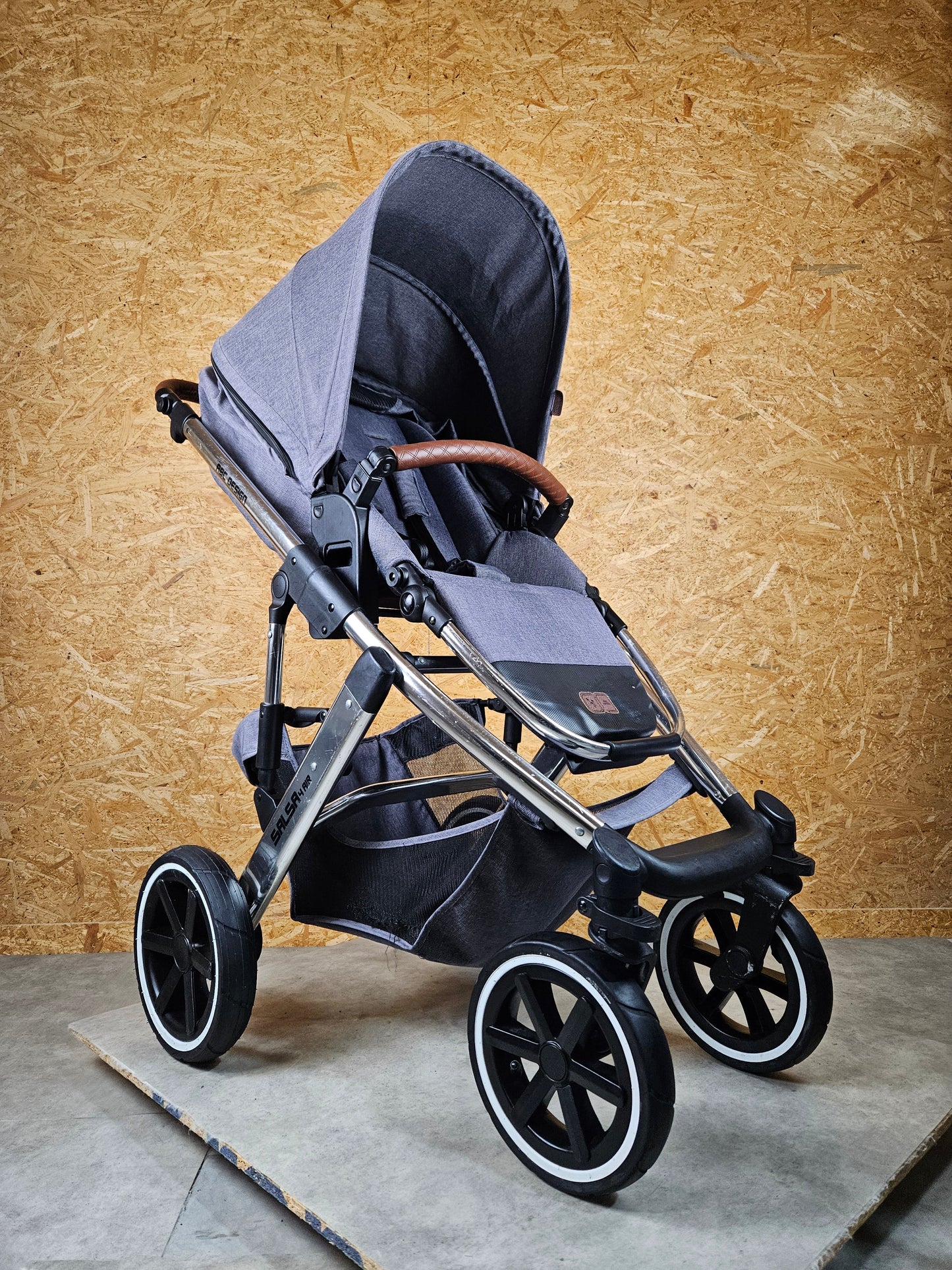 Abc Design - Salsa 4 Air Kombikinderwagen (sportsitz und Babywanne) - Asphalt in Gutem Zustand Kinderwagen 11