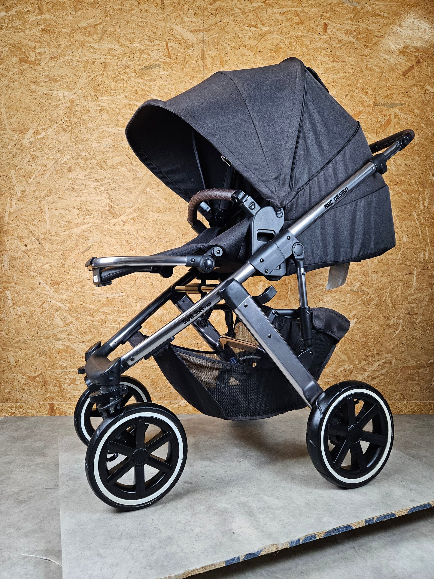 Abc Design - Salsa 4 Air Kombikinderwagen (sportsitz und Babywanne) Schwarz in sehr Gutem Zustand Kinderwagen 25