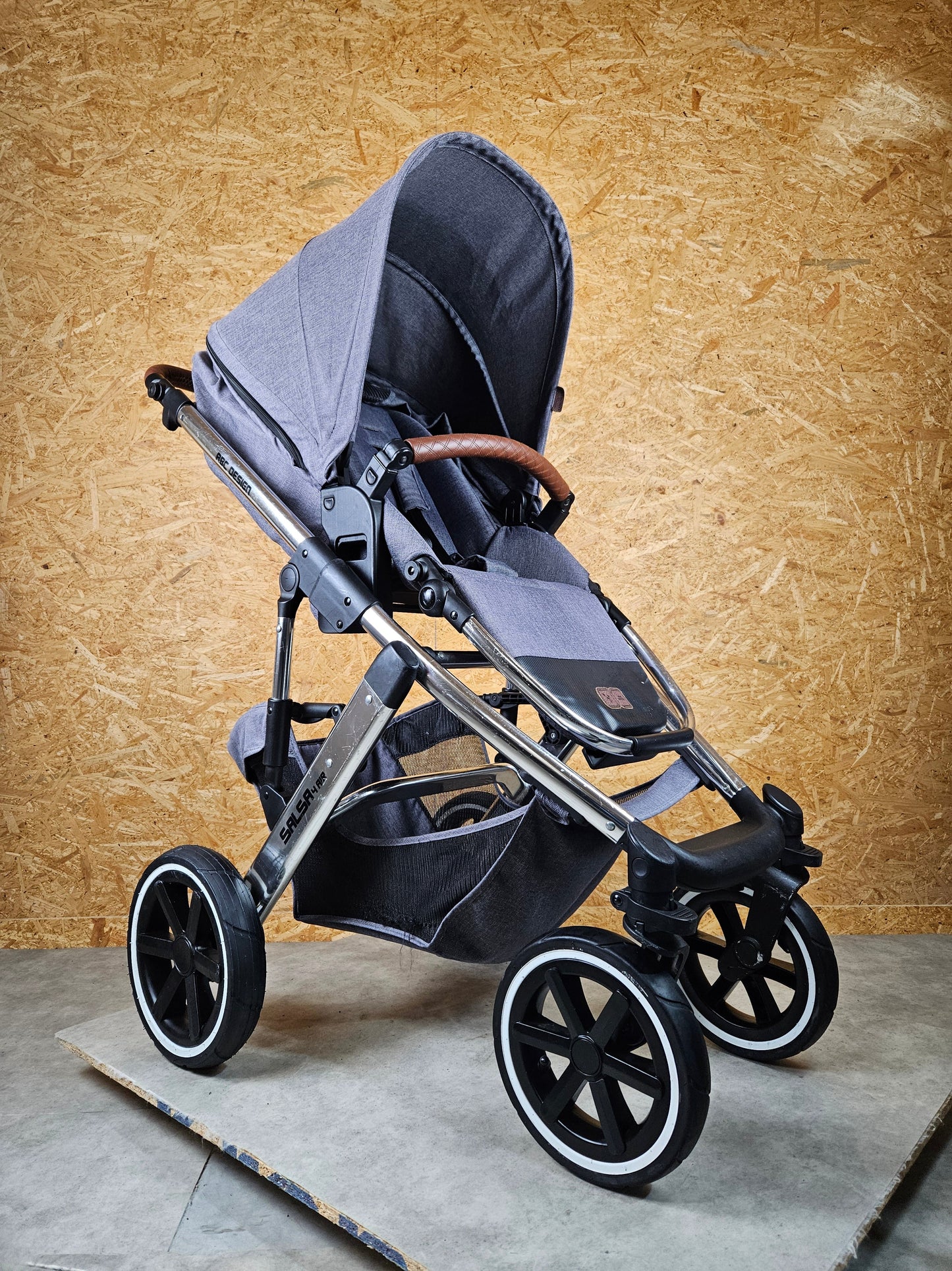 Abc Design - Salsa 4 Air Kombikinderwagen (sportsitz und Babywanne) - Asphalt in Gutem Zustand Kinderwagen 2