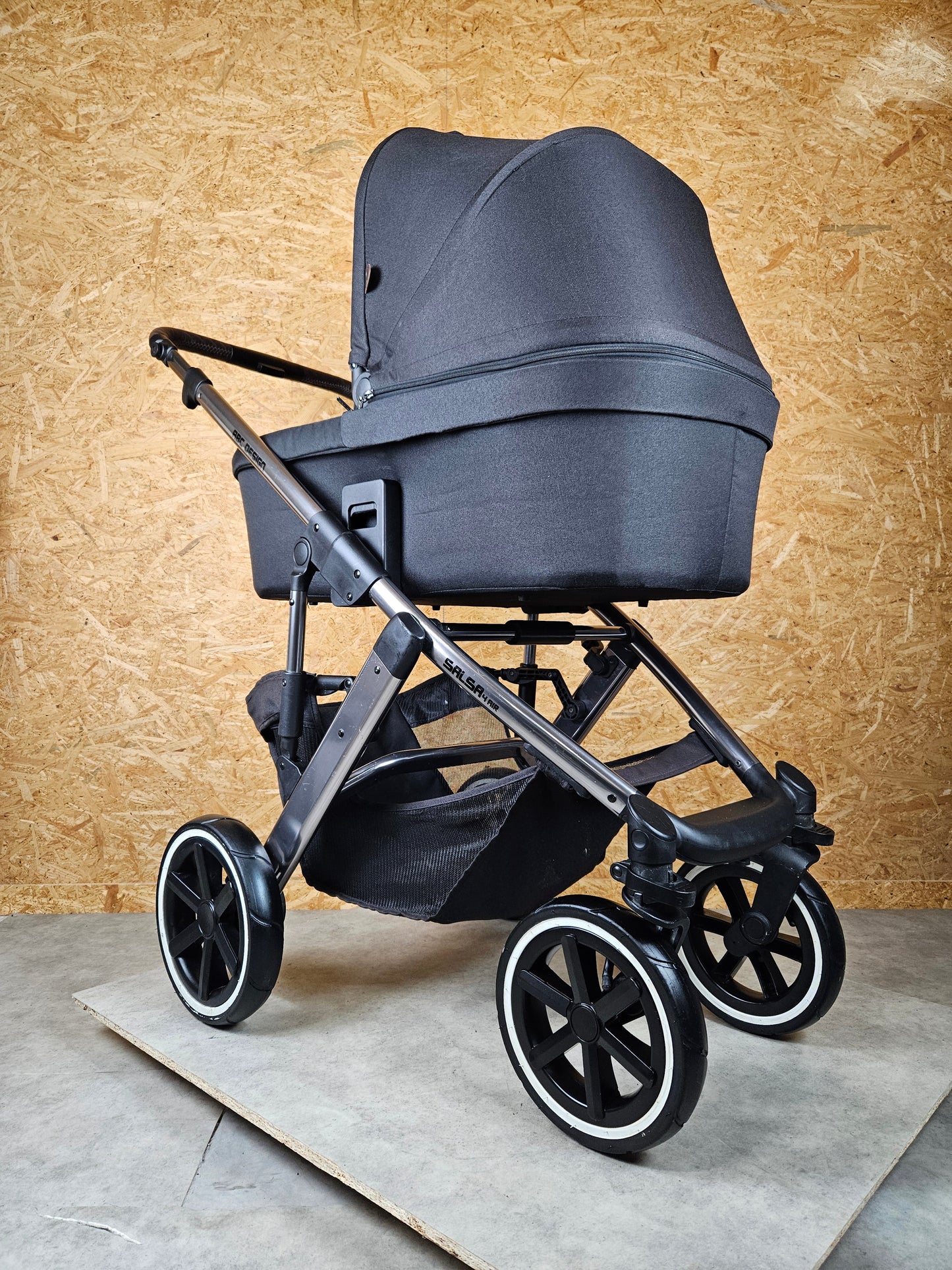 Abc Design - Salsa 4 Air Kombikinderwagen (sportsitz und Babywanne) Schwarz in sehr Gutem Zustand Kinderwagen 8