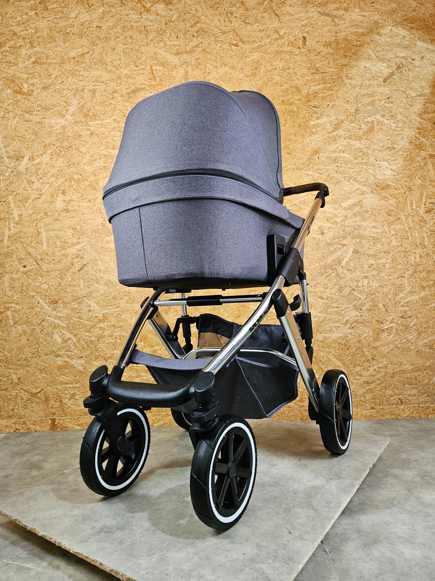 ABC Design - Salsa 4 Air Kombikinderwagen (Sportsitz und Babywanne) - Asphalt in sehr gutem Zustand
