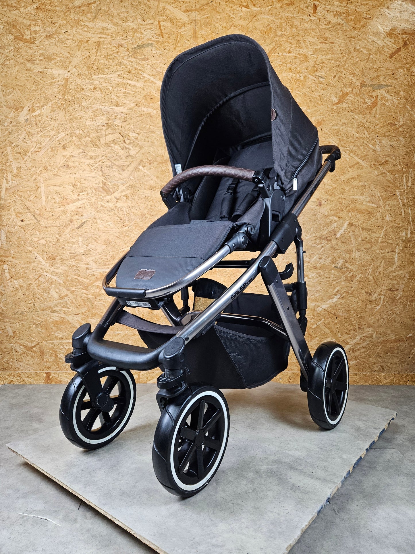 Abc Design - Salsa 4 Air Kombikinderwagen (sportsitz und Babywanne) Schwarz in sehr Gutem Zustand Kinderwagen 18