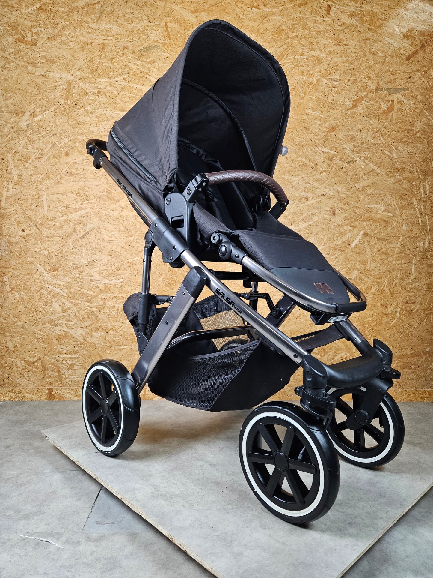 Abc Design - Salsa 4 Air Kombikinderwagen (sportsitz und Babywanne) Schwarz in sehr Gutem Zustand Kinderwagen 21