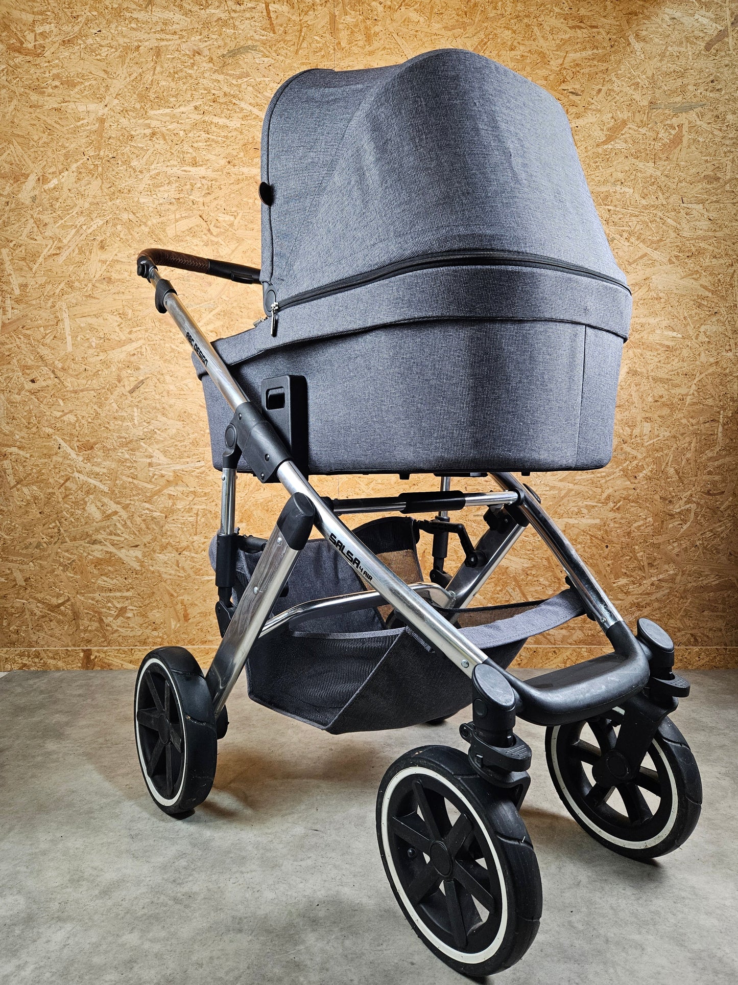 Abc Design - Salsa 4 Air Kombikinderwagen (sportsitz und Babywanne) Grau in Gutem Zustand Kinderwagen 18