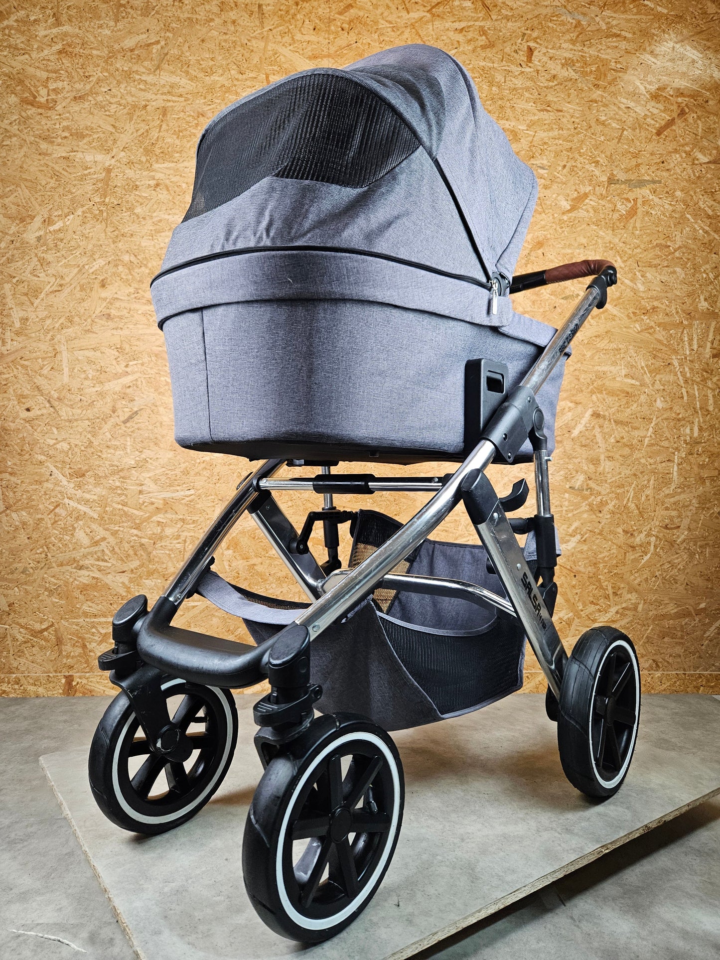 Abc Design - Salsa 4 Air Kombikinderwagen (sportsitz und Babywanne) - Asphalt in Gutem Zustand Kinderwagen 18