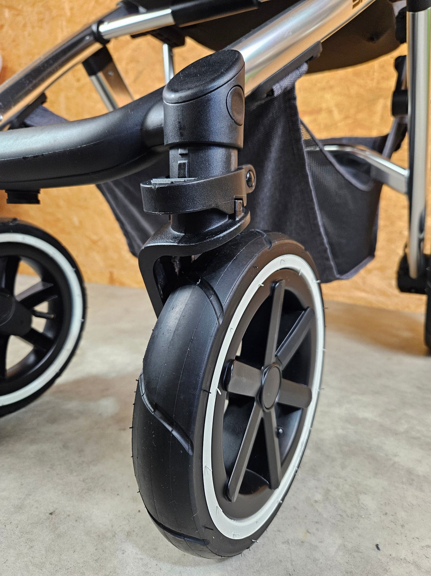 ABC Design - Salsa 4 Air Kombikinderwagen (Sportsitz und Babywanne) - Asphalt in sehr gutem Zustand