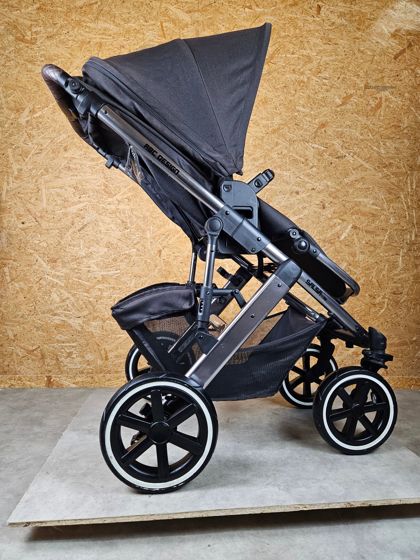 Abc Design - Salsa 4 Air Kombikinderwagen (sportsitz und Babywanne) Schwarz in sehr Gutem Zustand Kinderwagen 24