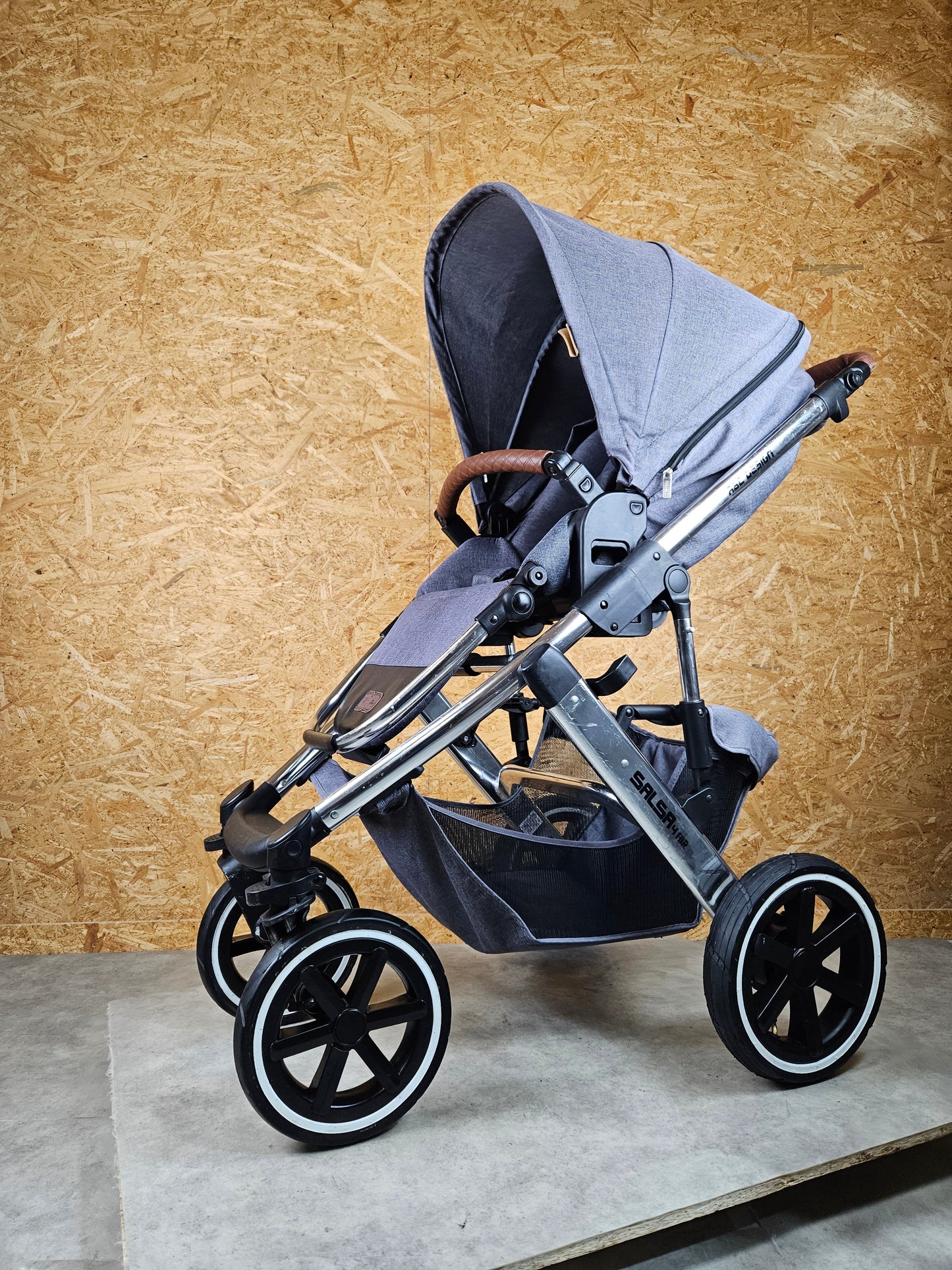 Abc Design - Salsa 4 Air Kombikinderwagen (sportsitz und Babywanne) - Asphalt in Gutem Zustand Kinderwagen 7