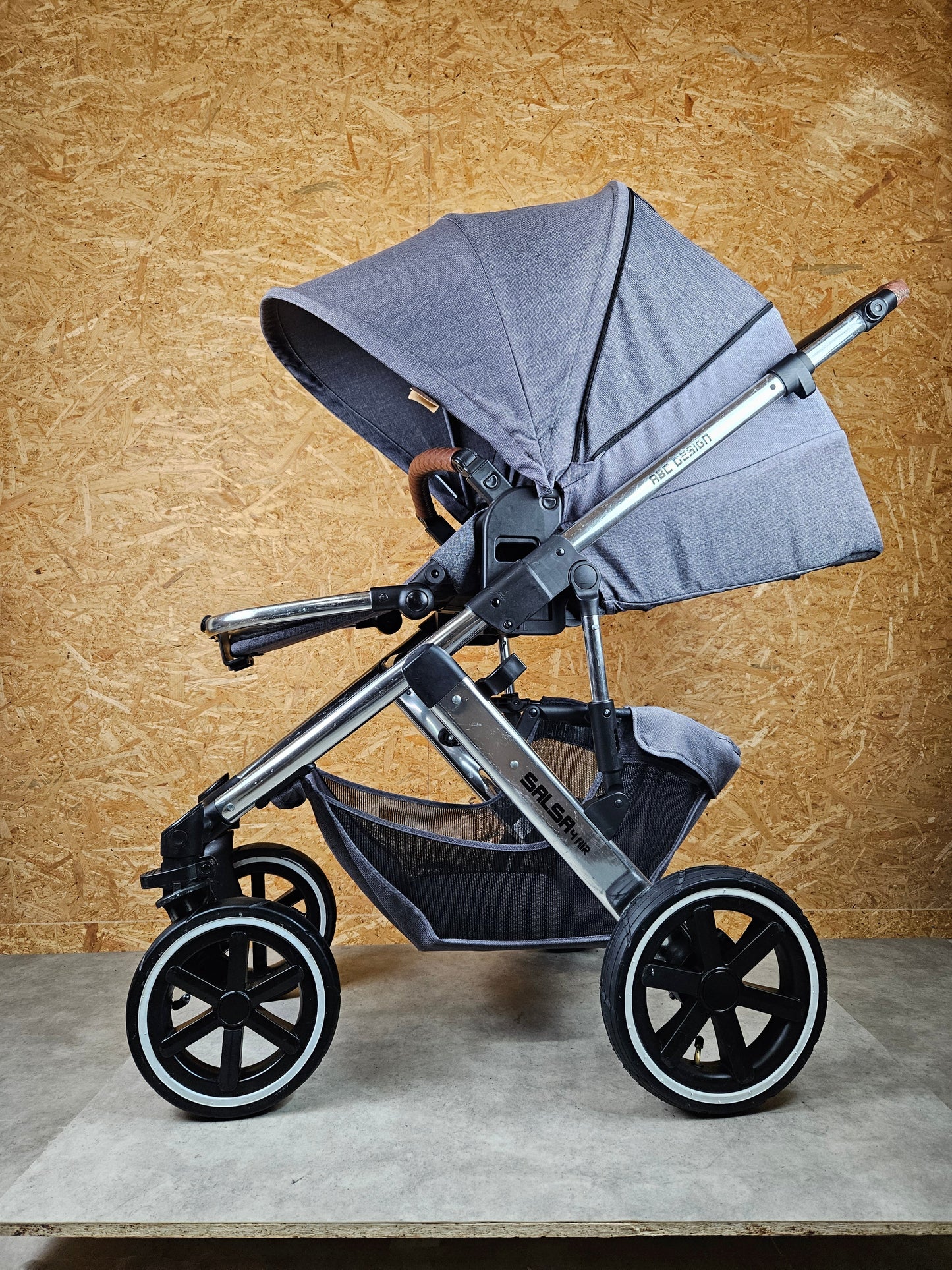 Abc Design - Salsa 4 Air Kombikinderwagen (sportsitz und Babywanne) - Asphalt in Gutem Zustand Kinderwagen 13