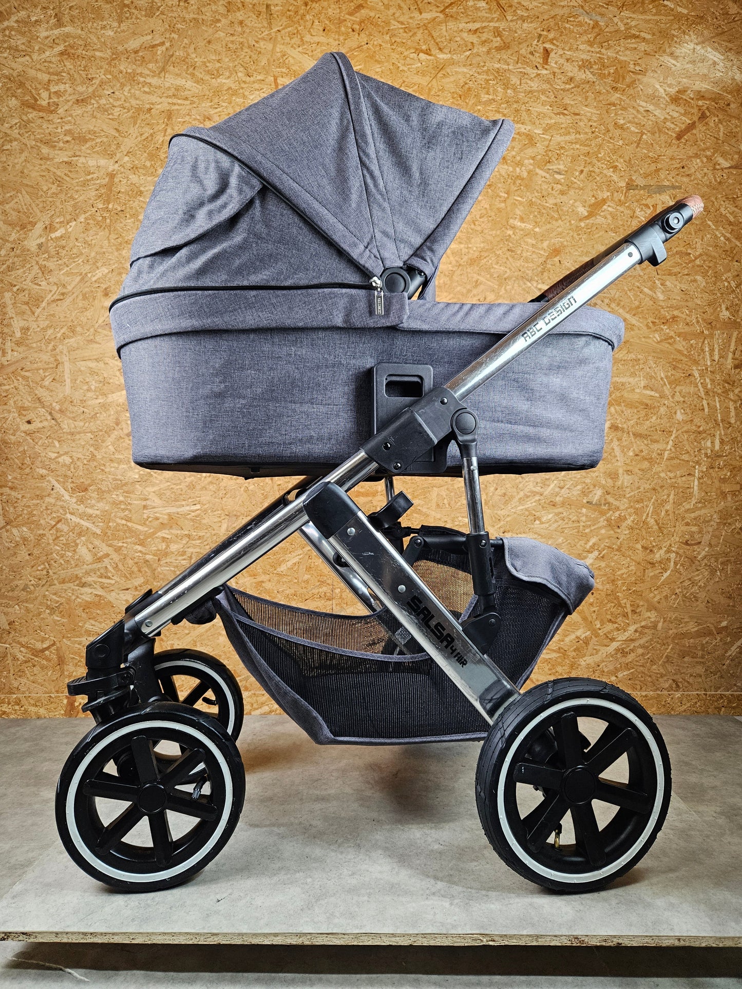 Abc Design - Salsa 4 Air Kombikinderwagen (sportsitz und Babywanne) - Asphalt in Gutem Zustand Kinderwagen 16