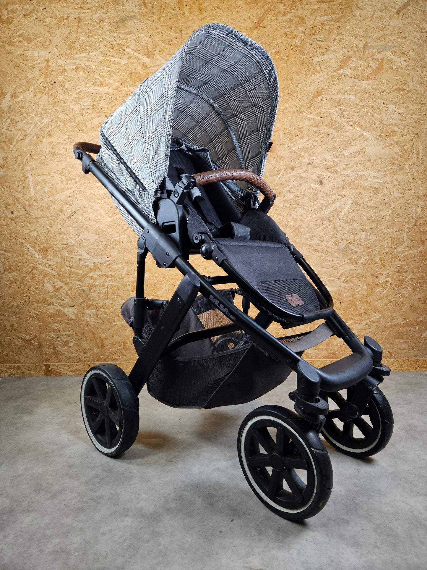 Abc-design Salsa 4 Air Smaragd Fashion Edition - Kombikinderwagen (liegewanne und Sportsitz) - Grüne in Gutem Zustand