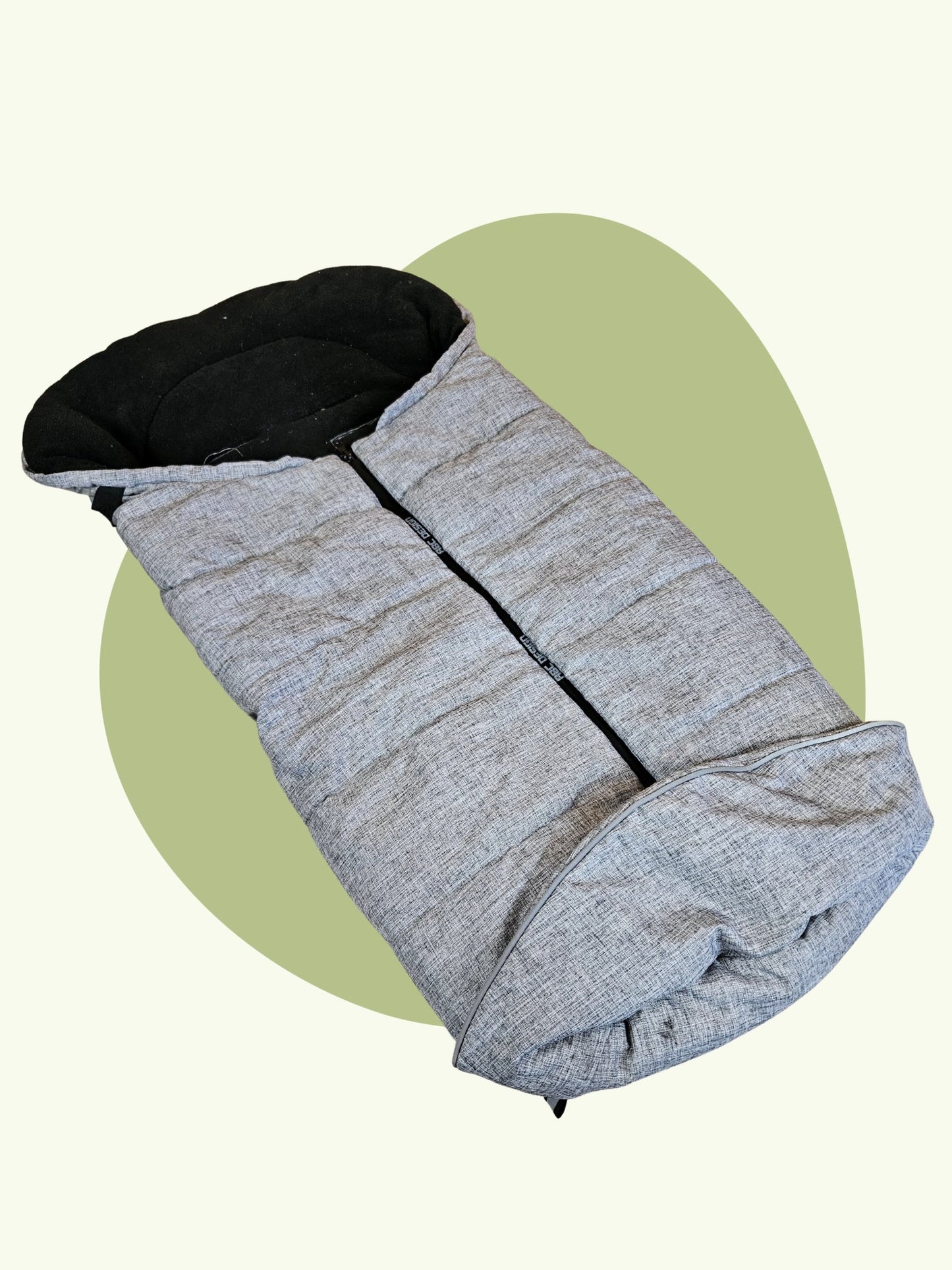 ABC Design - Salsa 4 Kombikinderwagen (Sportsitz und Liegewanne) mit Fußsack - Grau in gutem Zustand