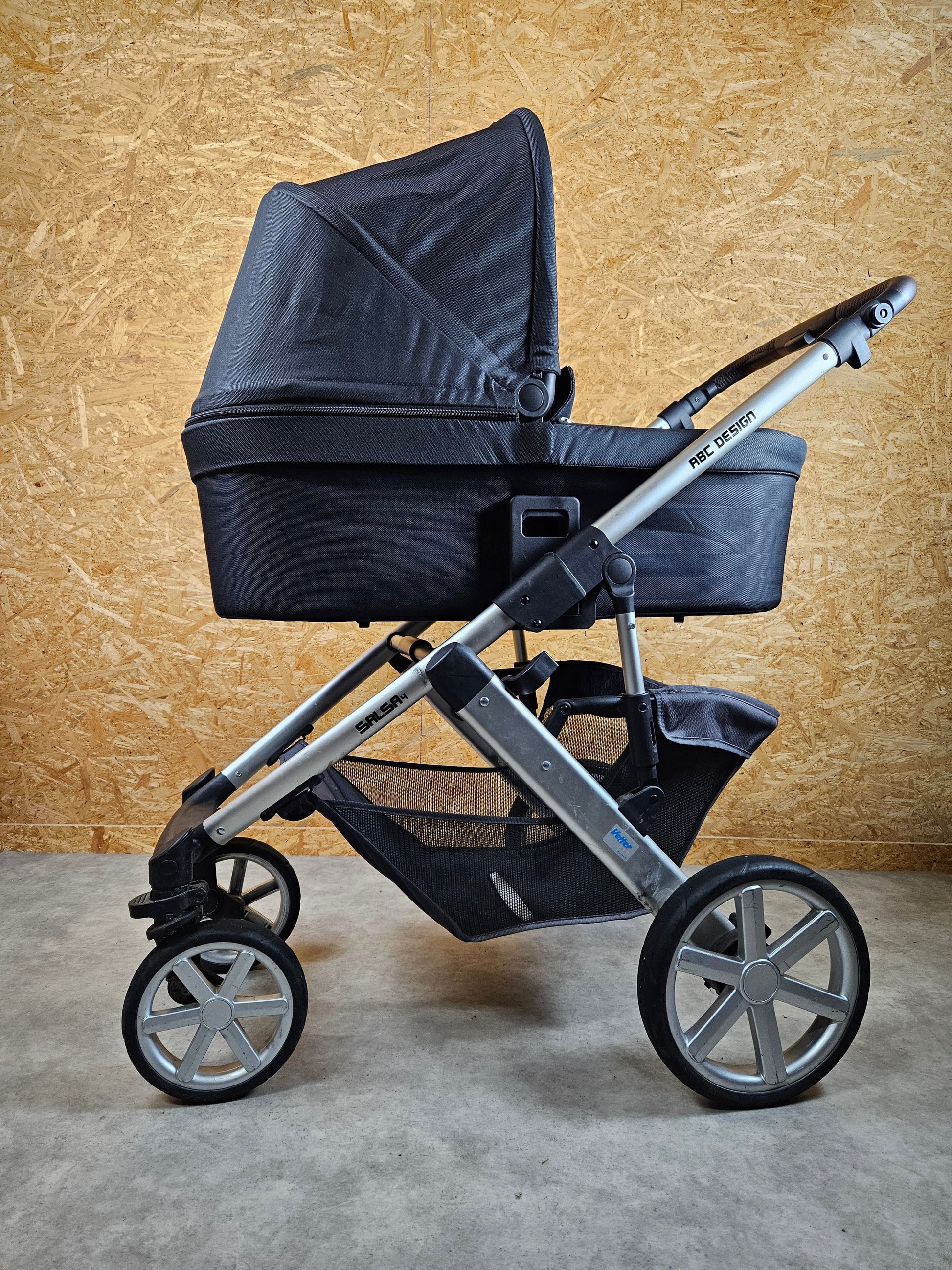 Abc Design - Salsa 4 Kombikinderwagen (sportsitz und Liegewanne)- Grau - in Gutem Zustand / Gut Kinderwagen 5