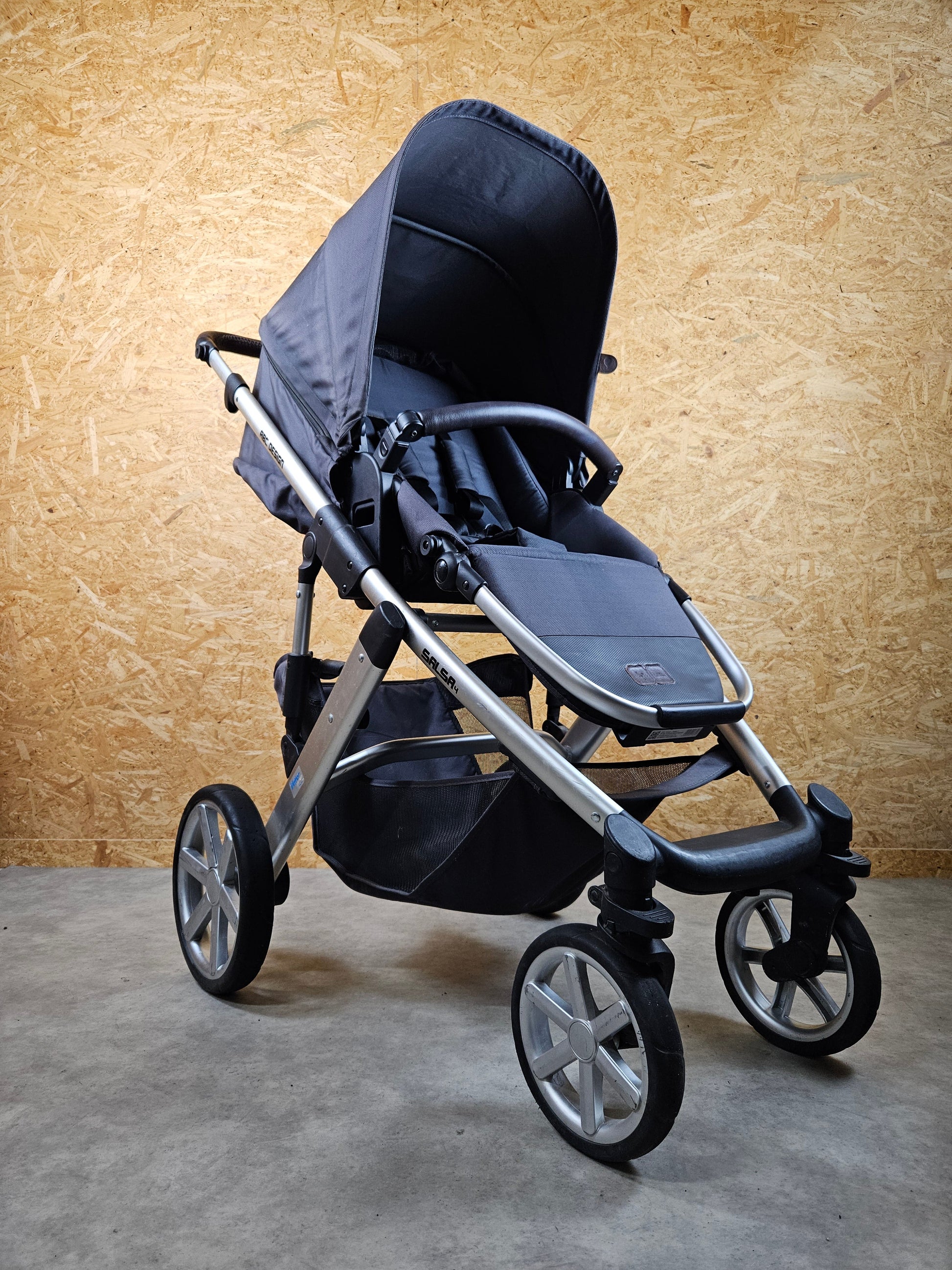 Abc Design - Salsa 4 Kombikinderwagen (sportsitz und Liegewanne)- Grau - in Gutem Zustand / Gut Kinderwagen 2