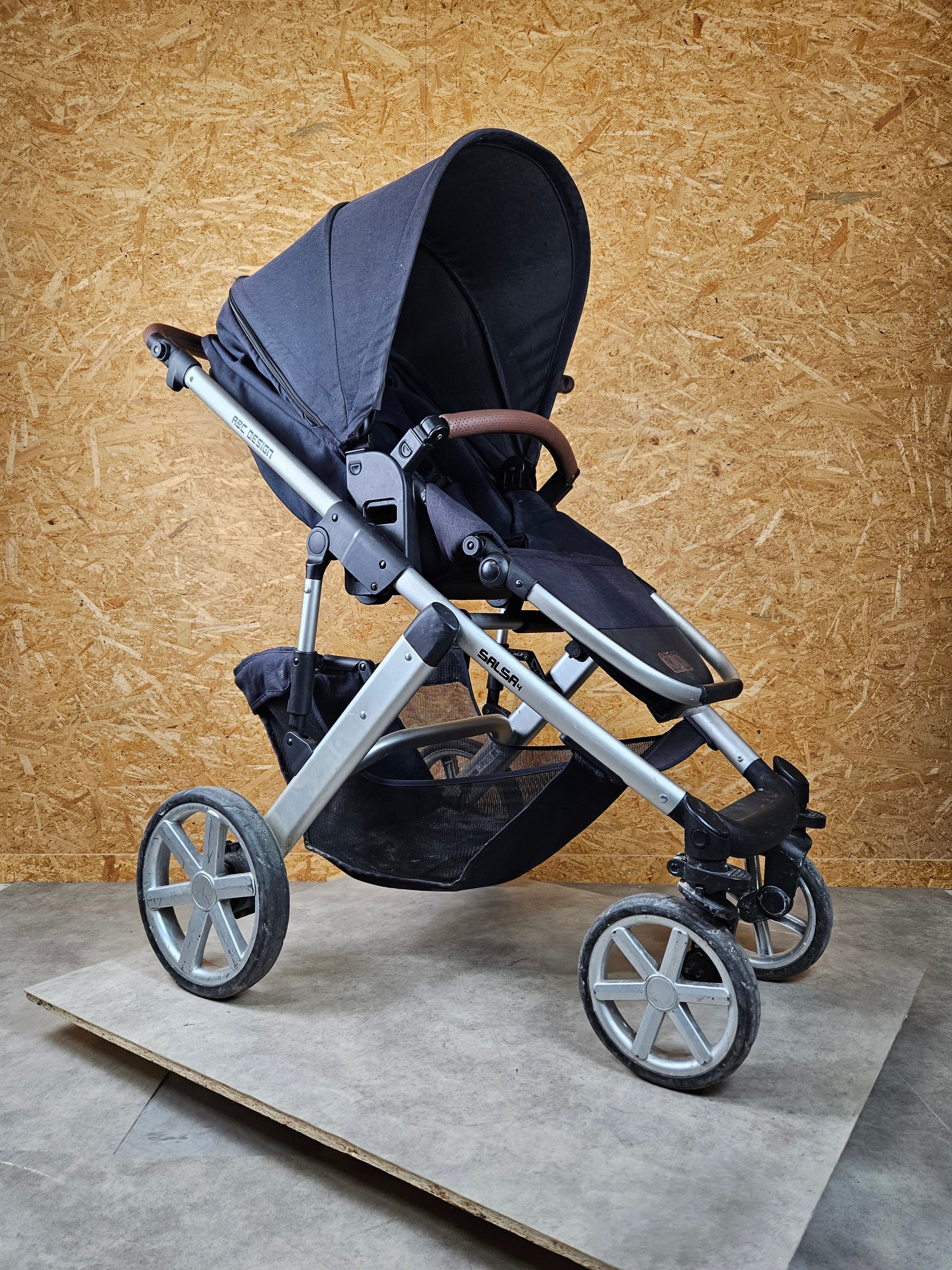 Abc Design - Salsa 4 Kombikinderwagen (sportsiz und Babywanne) - Blau - in Gutem Zustand Kinderwagen