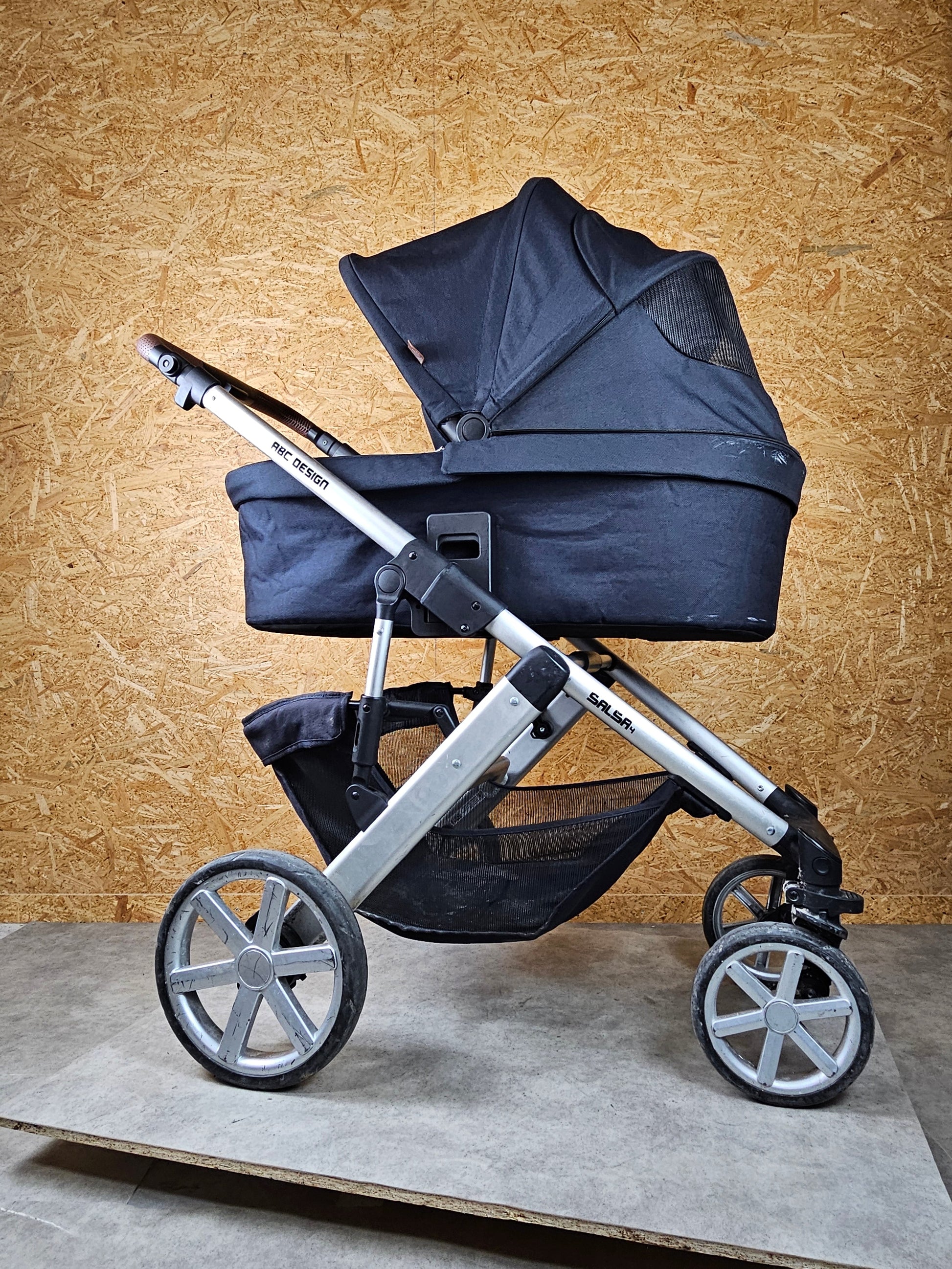 Abc Design - Salsa 4 Kombikinderwagen (sportsiz und Babywanne) - Blau - in Gutem Zustand Kinderwagen 21