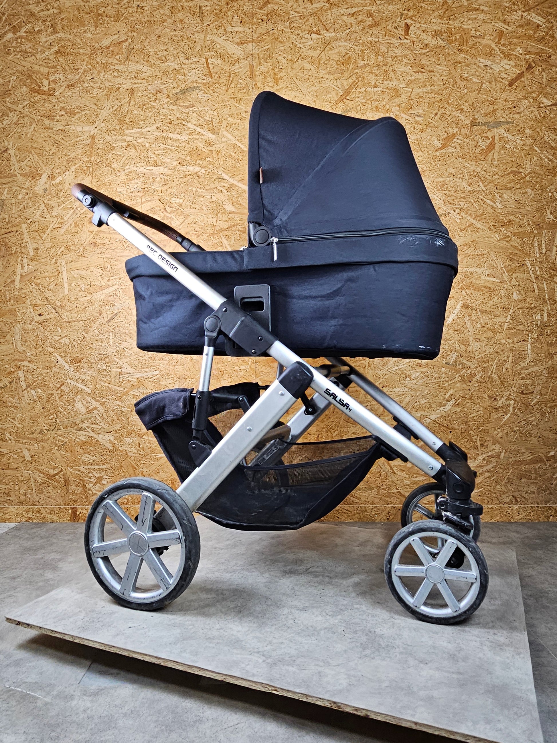 Abc Design - Salsa 4 Kombikinderwagen (sportsiz und Babywanne) - Blau - in Gutem Zustand Kinderwagen 16