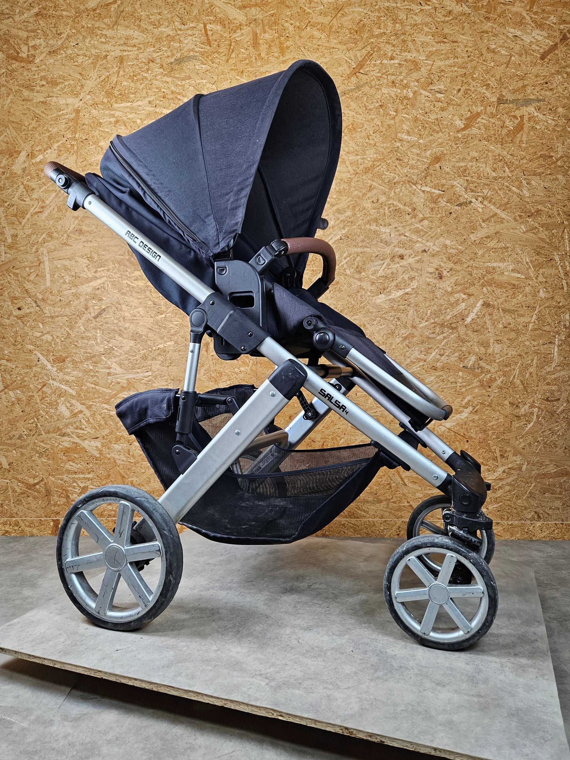 Abc Design - Salsa 4 Kombikinderwagen (sportsiz und Babywanne) - Blau - in Gutem Zustand Kinderwagen 10