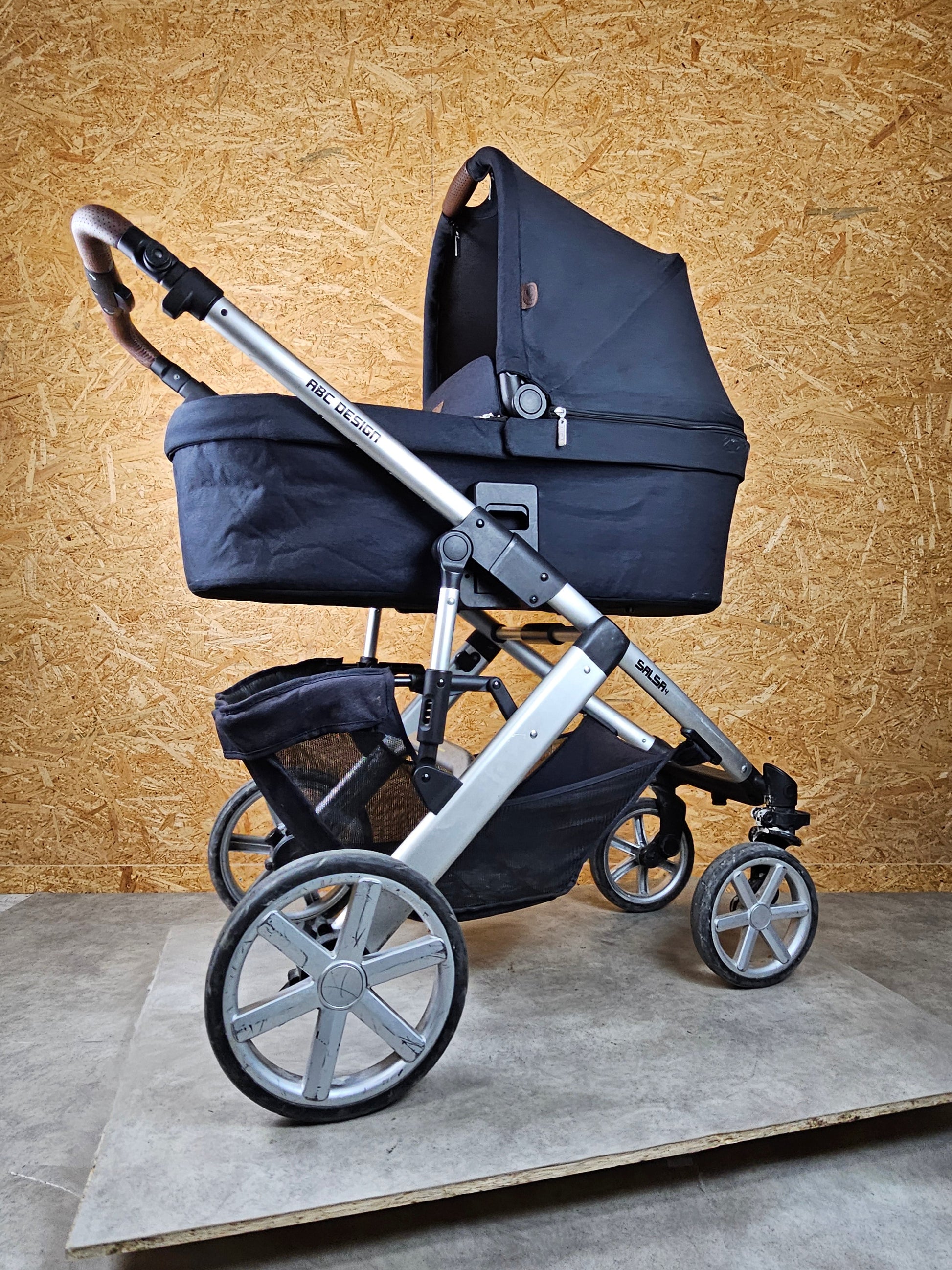 Abc Design - Salsa 4 Kombikinderwagen (sportsiz und Babywanne) - Blau - in Gutem Zustand Kinderwagen 14