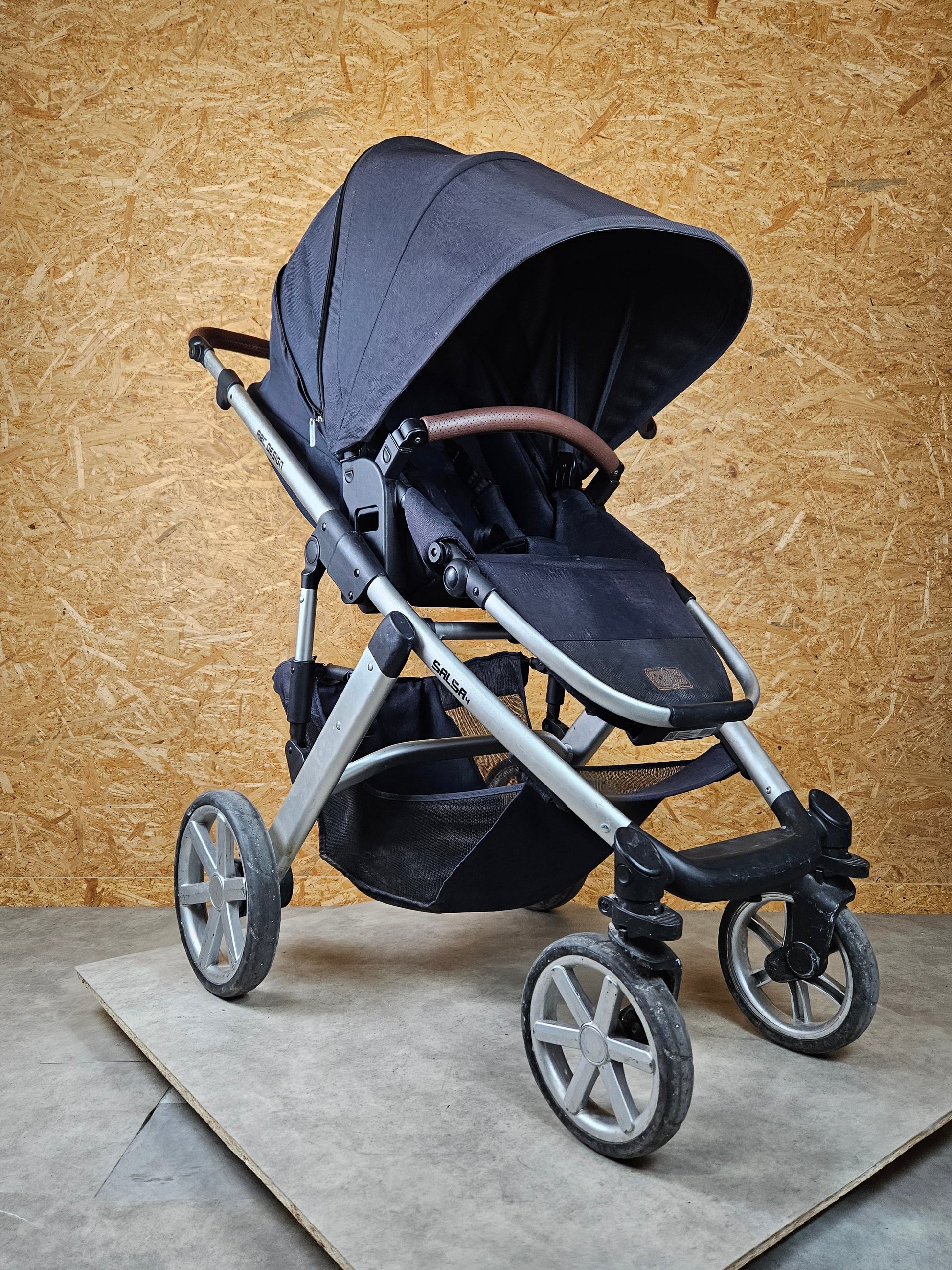 Abc Design - Salsa 4 Kombikinderwagen (sportsiz und Babywanne) - Blau - in Gutem Zustand Kinderwagen 12