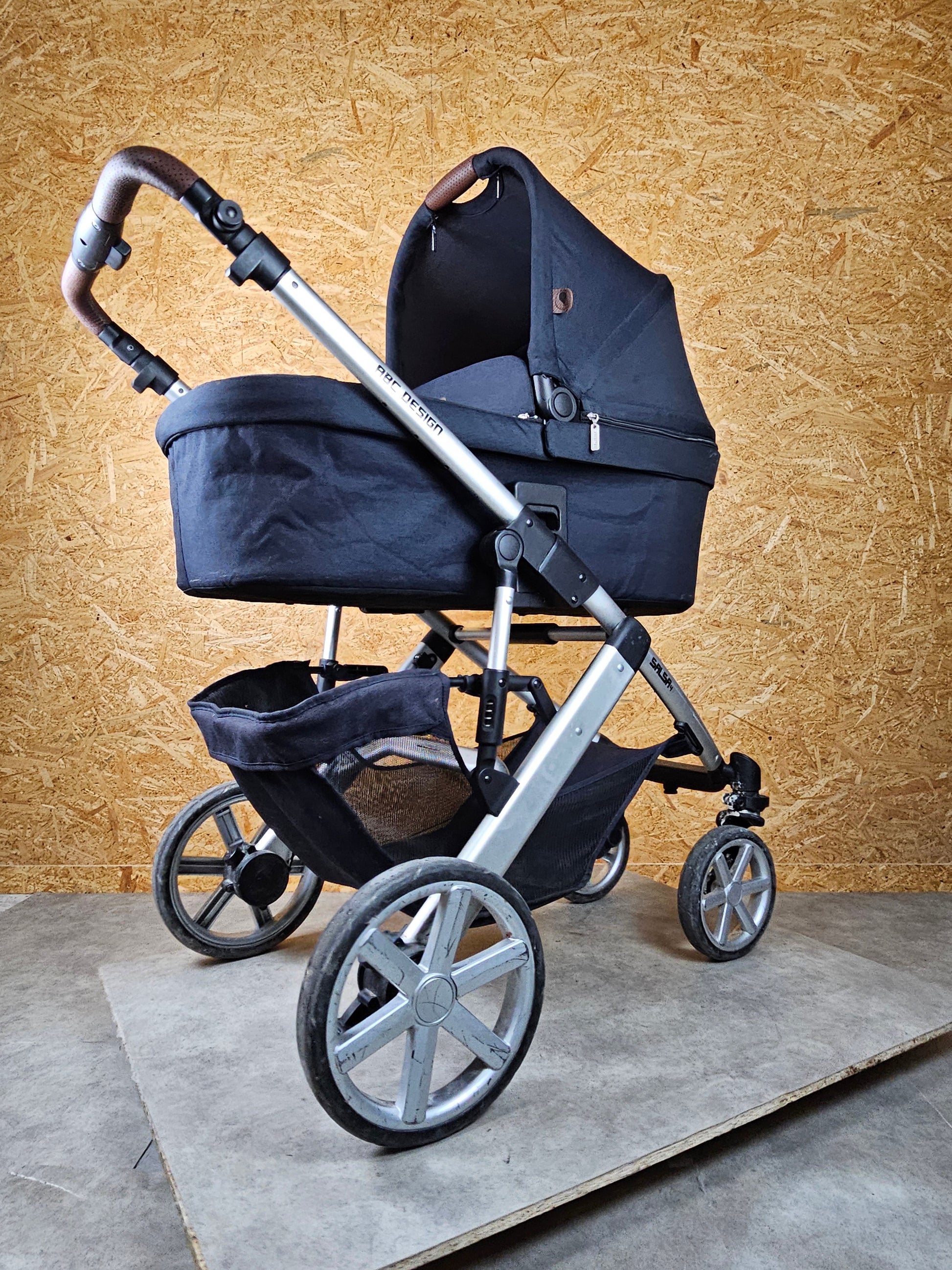 Abc Design - Salsa 4 Kombikinderwagen (sportsiz und Babywanne) - Blau - in Gutem Zustand Kinderwagen 13