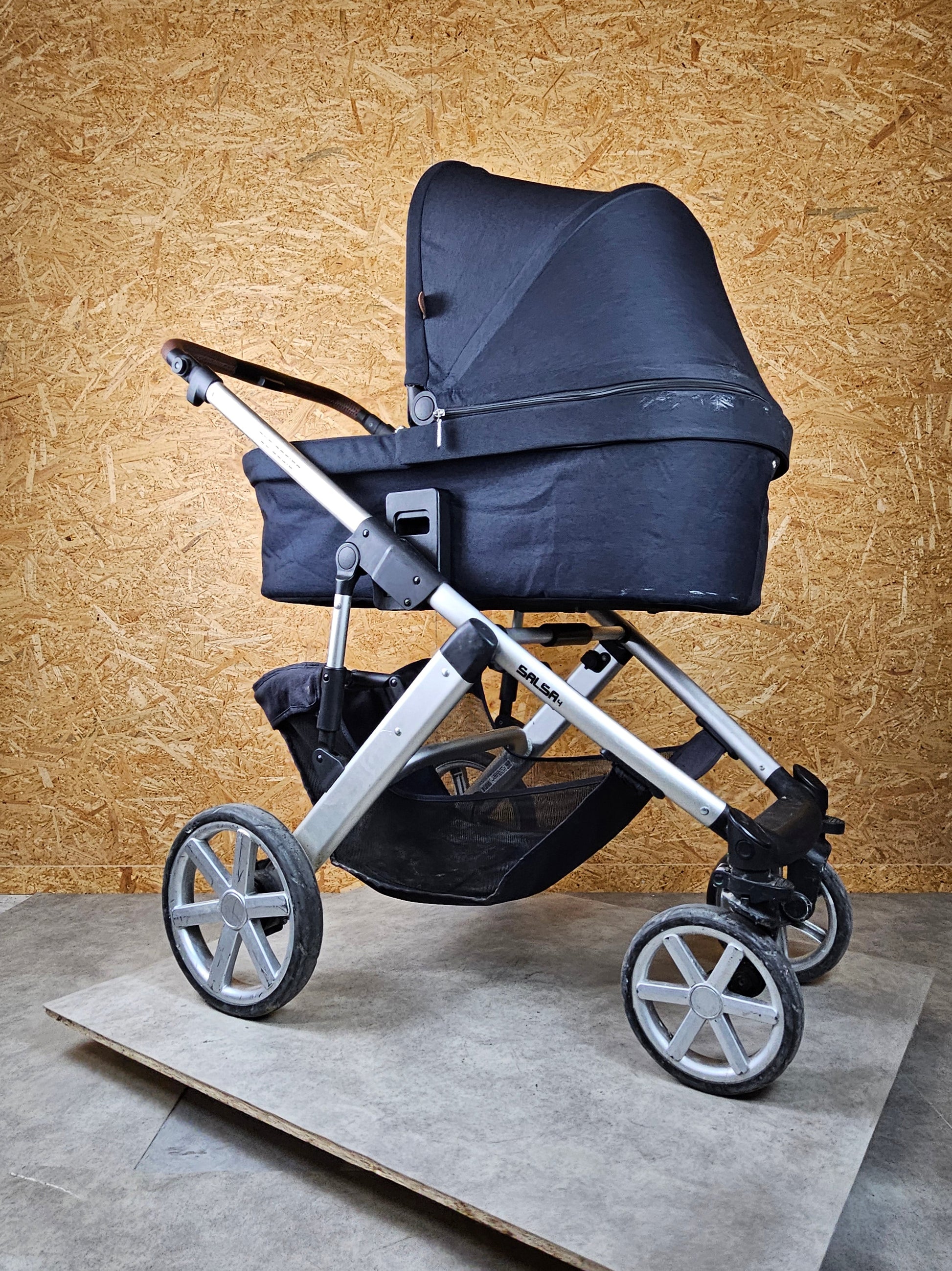 Abc Design - Salsa 4 Kombikinderwagen (sportsiz und Babywanne) - Blau - in Gutem Zustand Kinderwagen 17