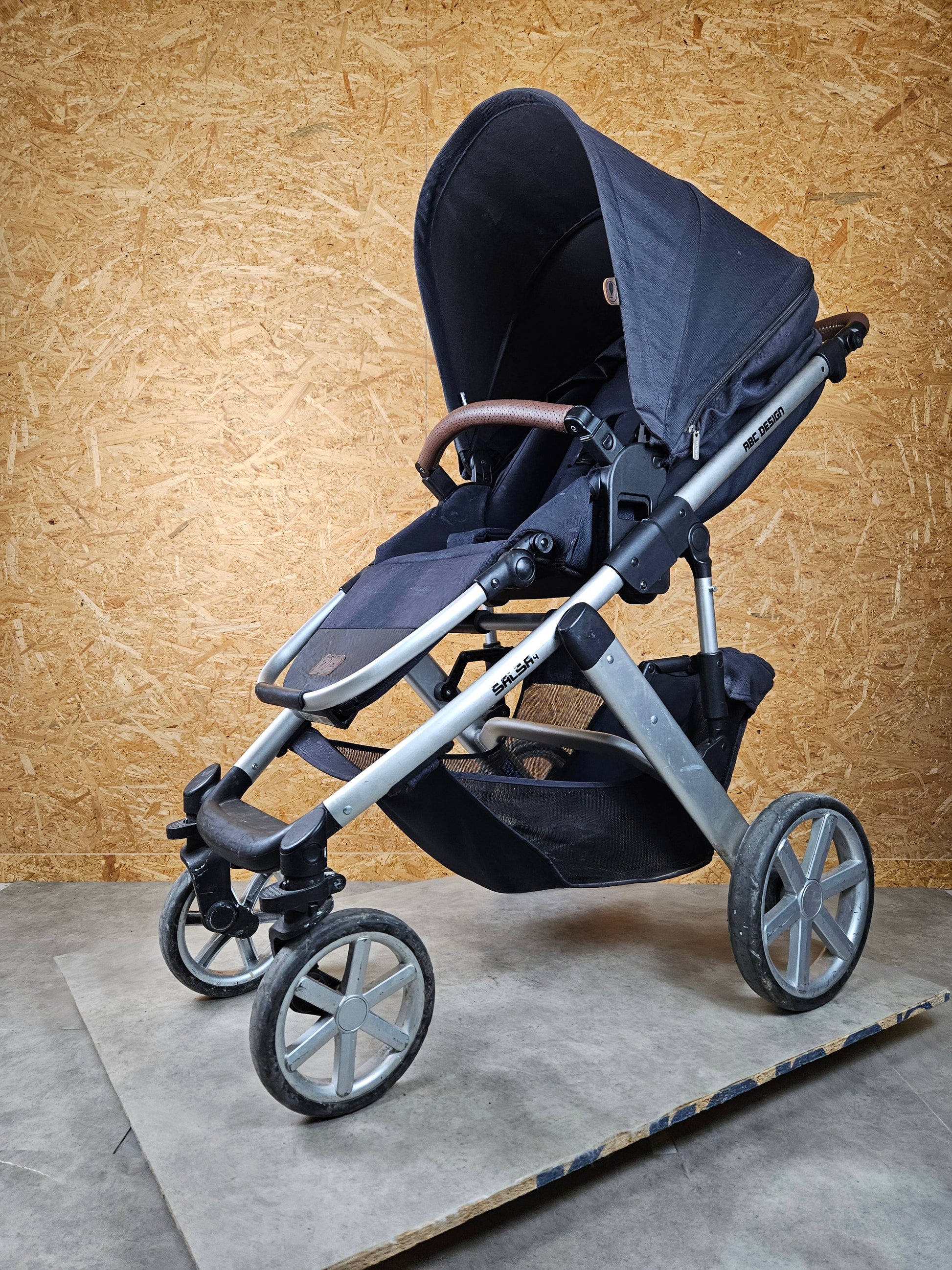 Abc Design - Salsa 4 Kombikinderwagen (sportsiz und Babywanne) - Blau - in Gutem Zustand Kinderwagen 9