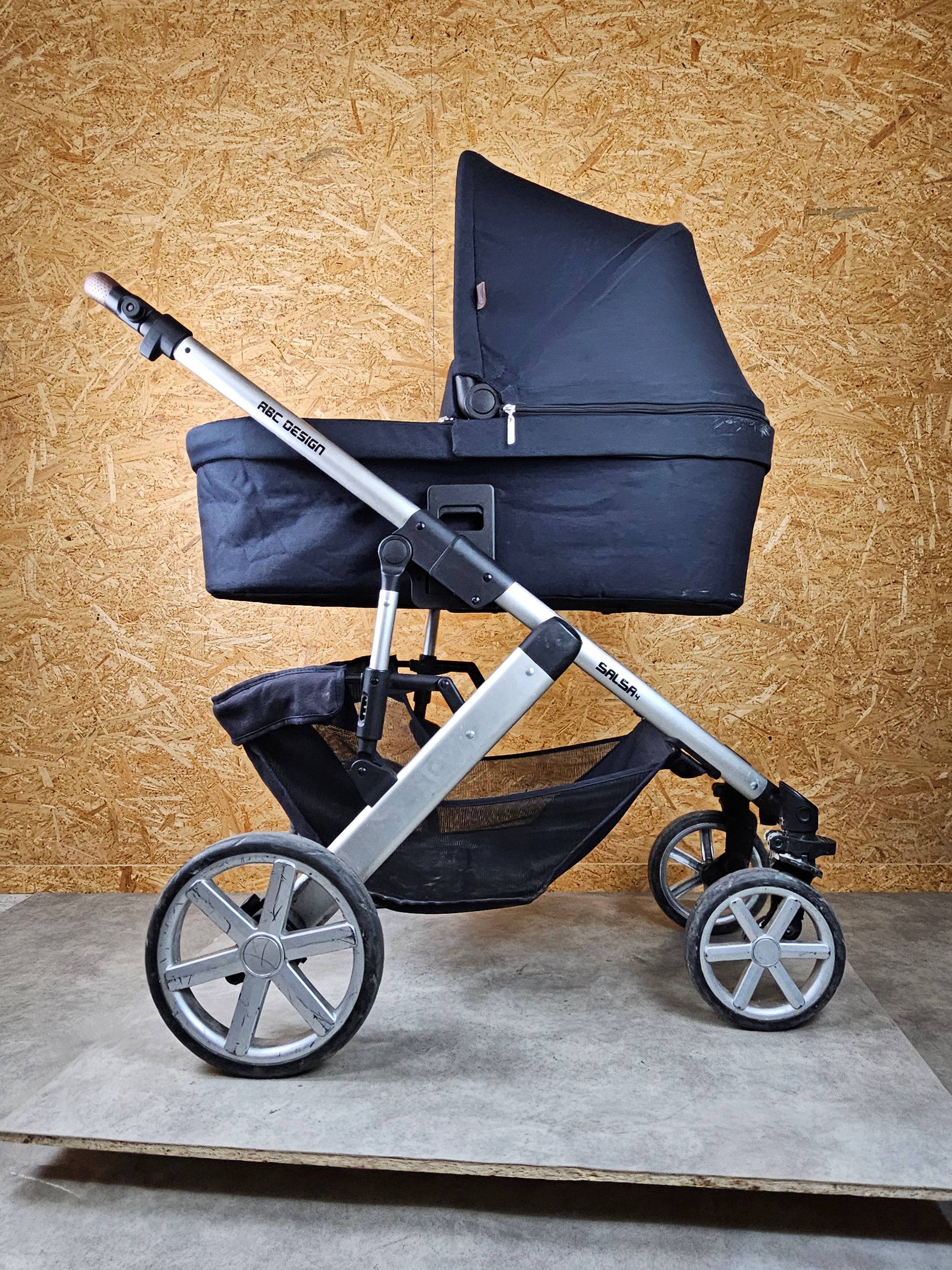 Abc Design - Salsa 4 Kombikinderwagen (sportsiz und Babywanne) - Blau - in Gutem Zustand Kinderwagen 15