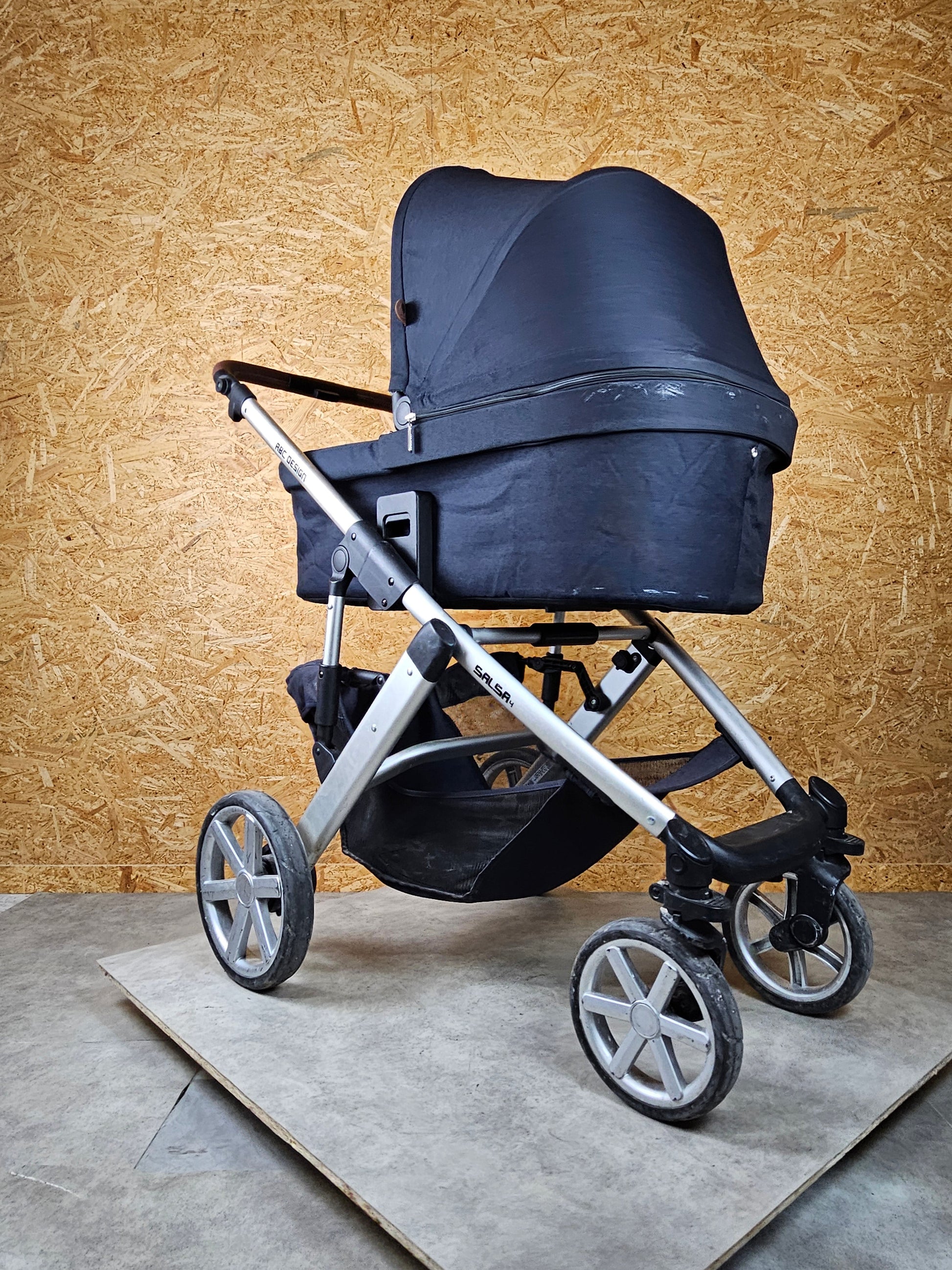 Abc Design - Salsa 4 Kombikinderwagen (sportsiz und Babywanne) - Blau - in Gutem Zustand Kinderwagen 18