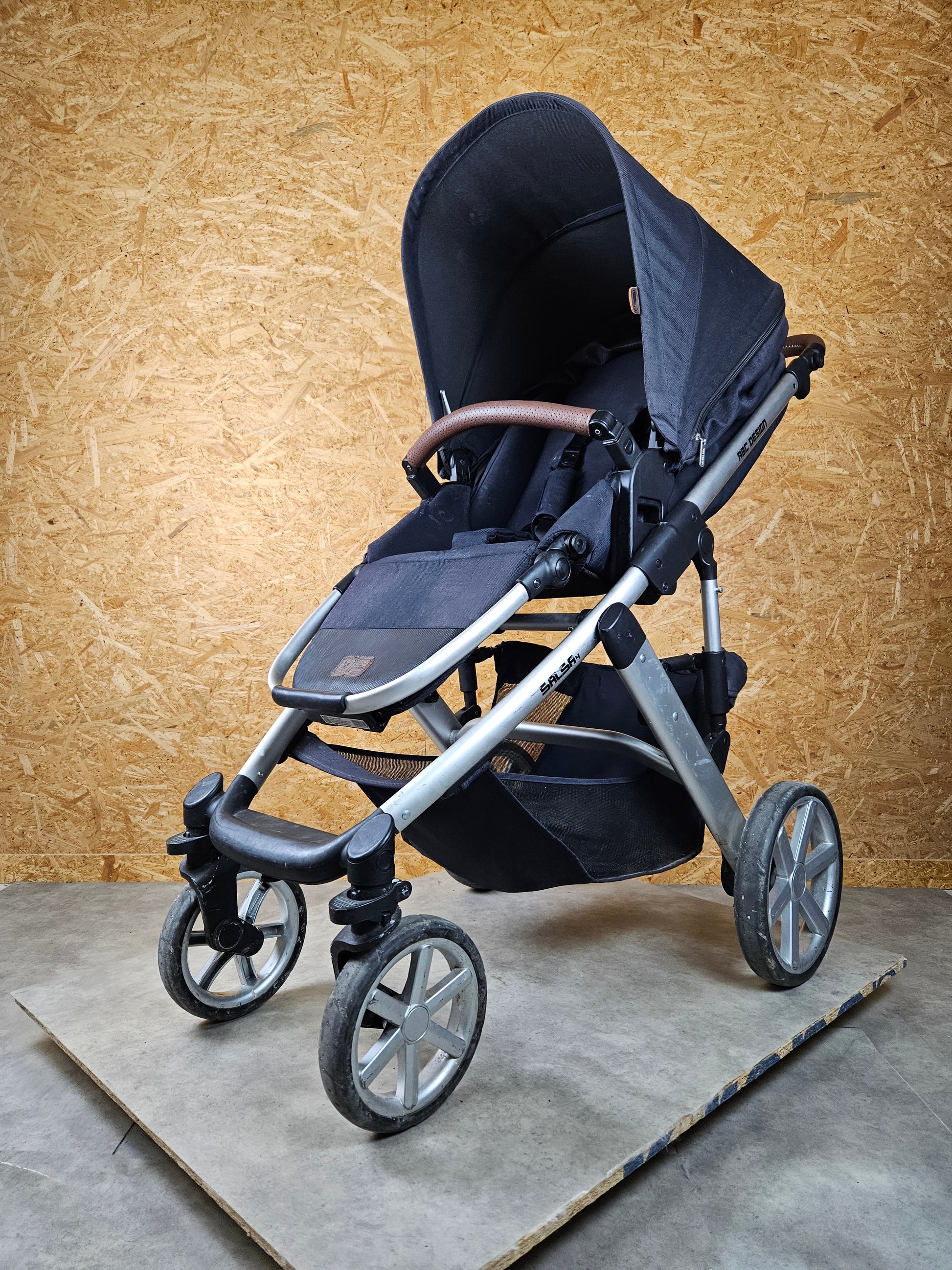 Abc Design - Salsa 4 Kombikinderwagen (sportsiz und Babywanne) - Blau - in Gutem Zustand Kinderwagen 2