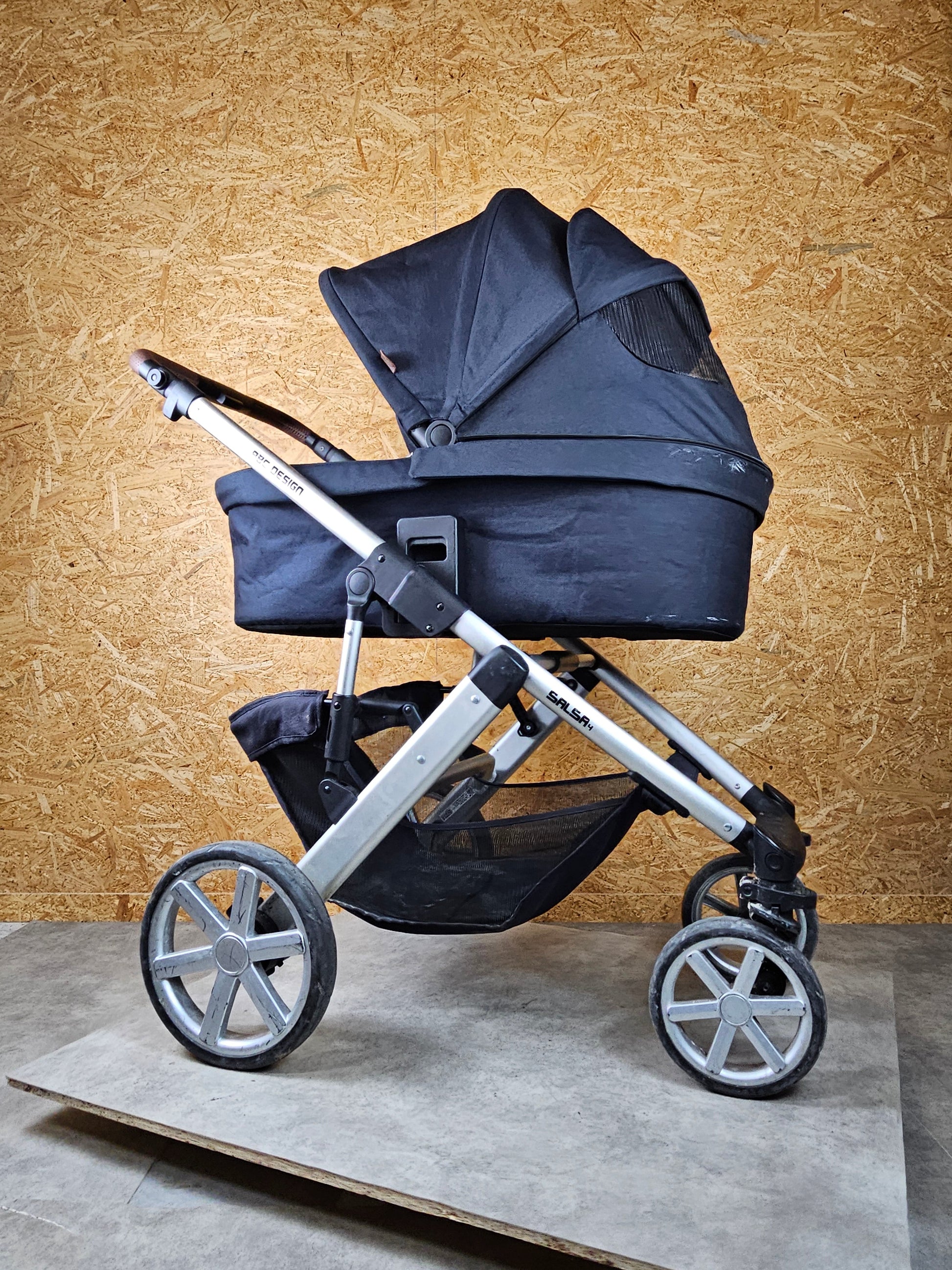 Abc Design - Salsa 4 Kombikinderwagen (sportsiz und Babywanne) - Blau - in Gutem Zustand Kinderwagen 19