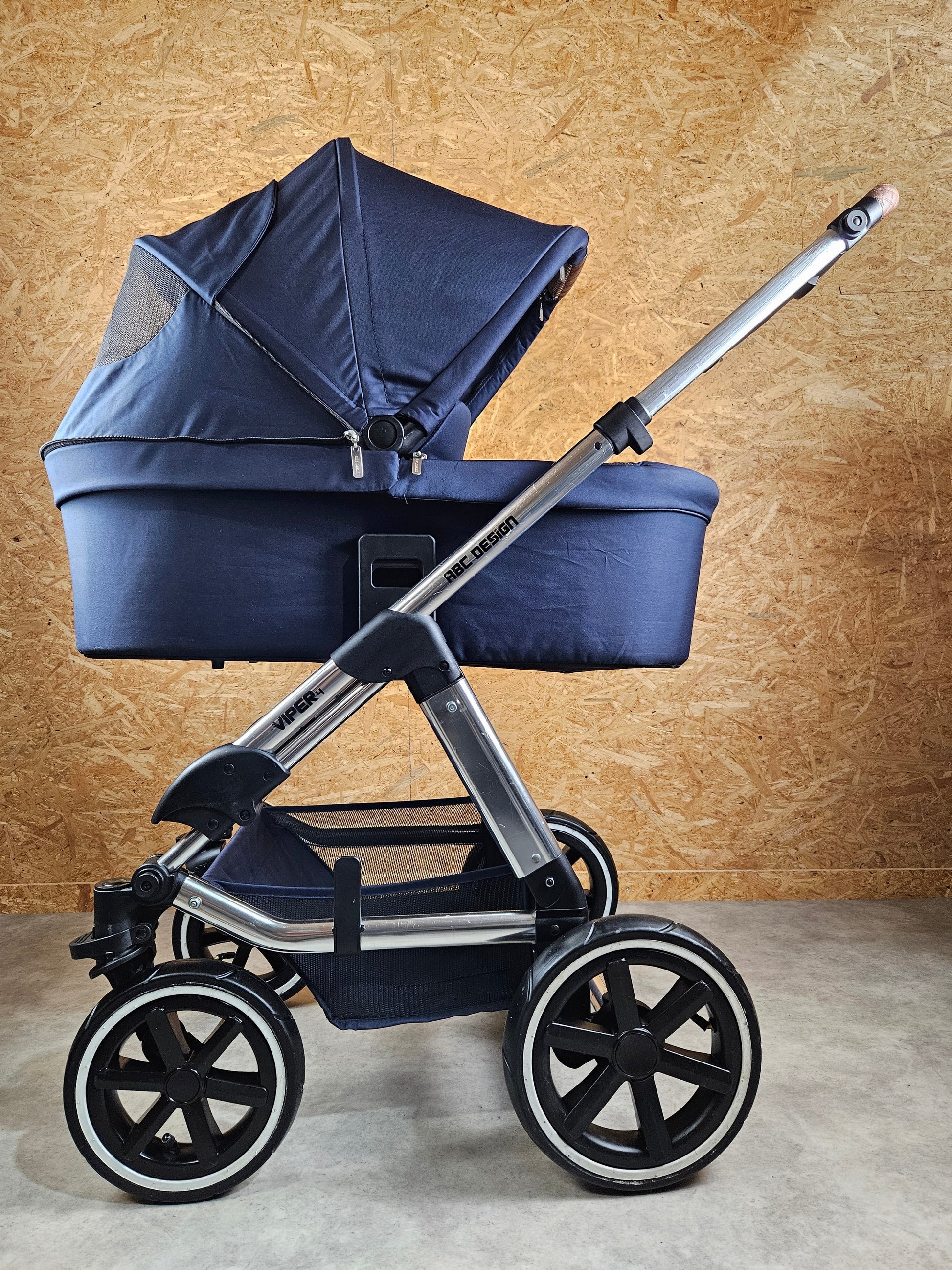 Abc Design - Viper 4 Kombikinderwagen (sportsitz und Liegewanne) - Blau in Gutem Zustand Kinderwagen 11