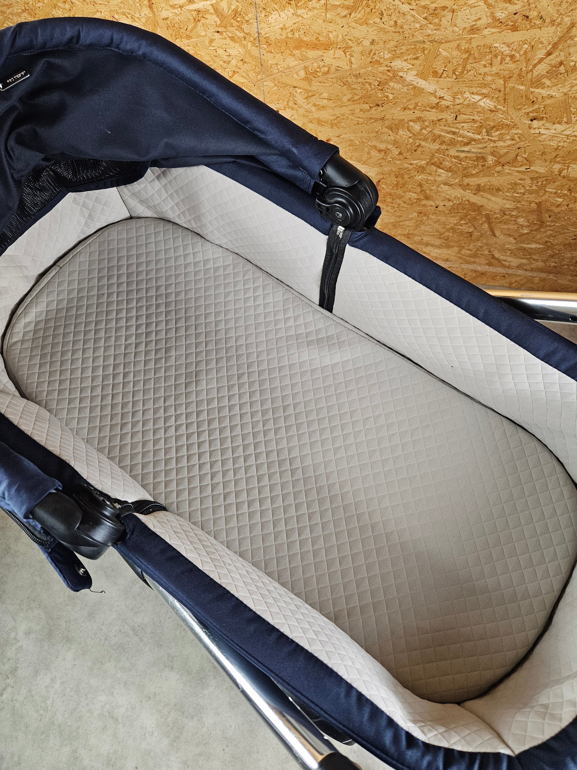 Abc Design - Viper 4 Kombikinderwagen (sportsitz und Liegewanne) - Blau in Gutem Zustand Kinderwagen 29