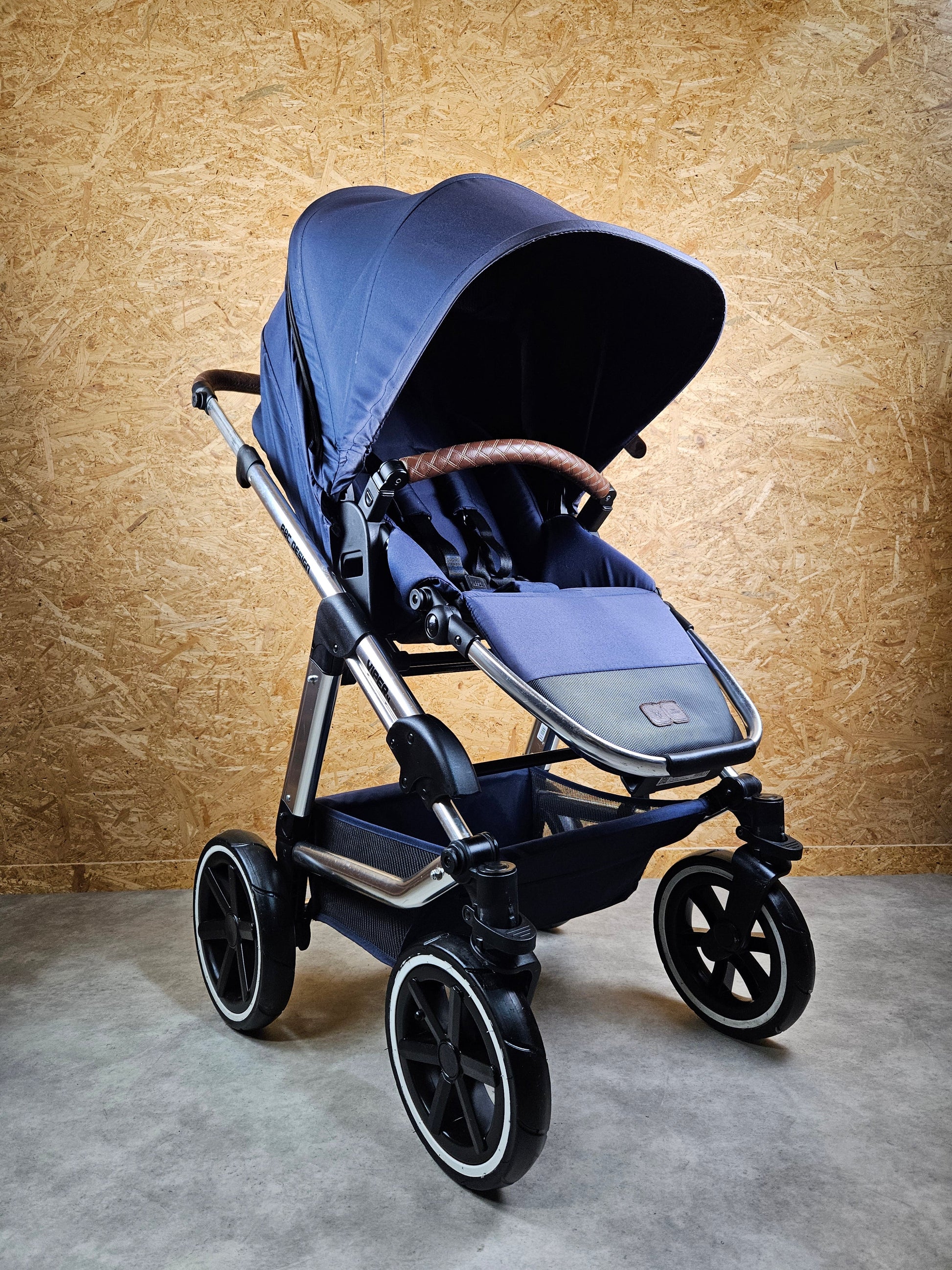Abc Design - Viper 4 Kombikinderwagen (sportsitz und Liegewanne) - Blau in Gutem Zustand Kinderwagen 3